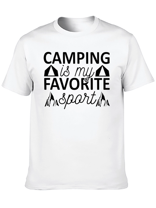 Camping is My Favorite Sport Graphic T-Shirt