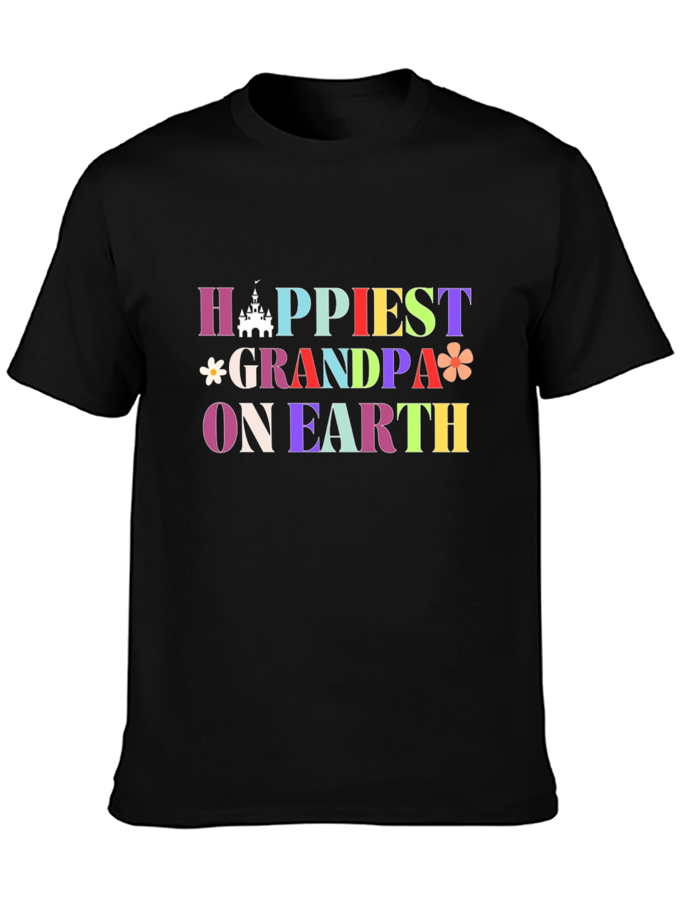 Happiest Grandpa on Earth Graphic T-Shirt