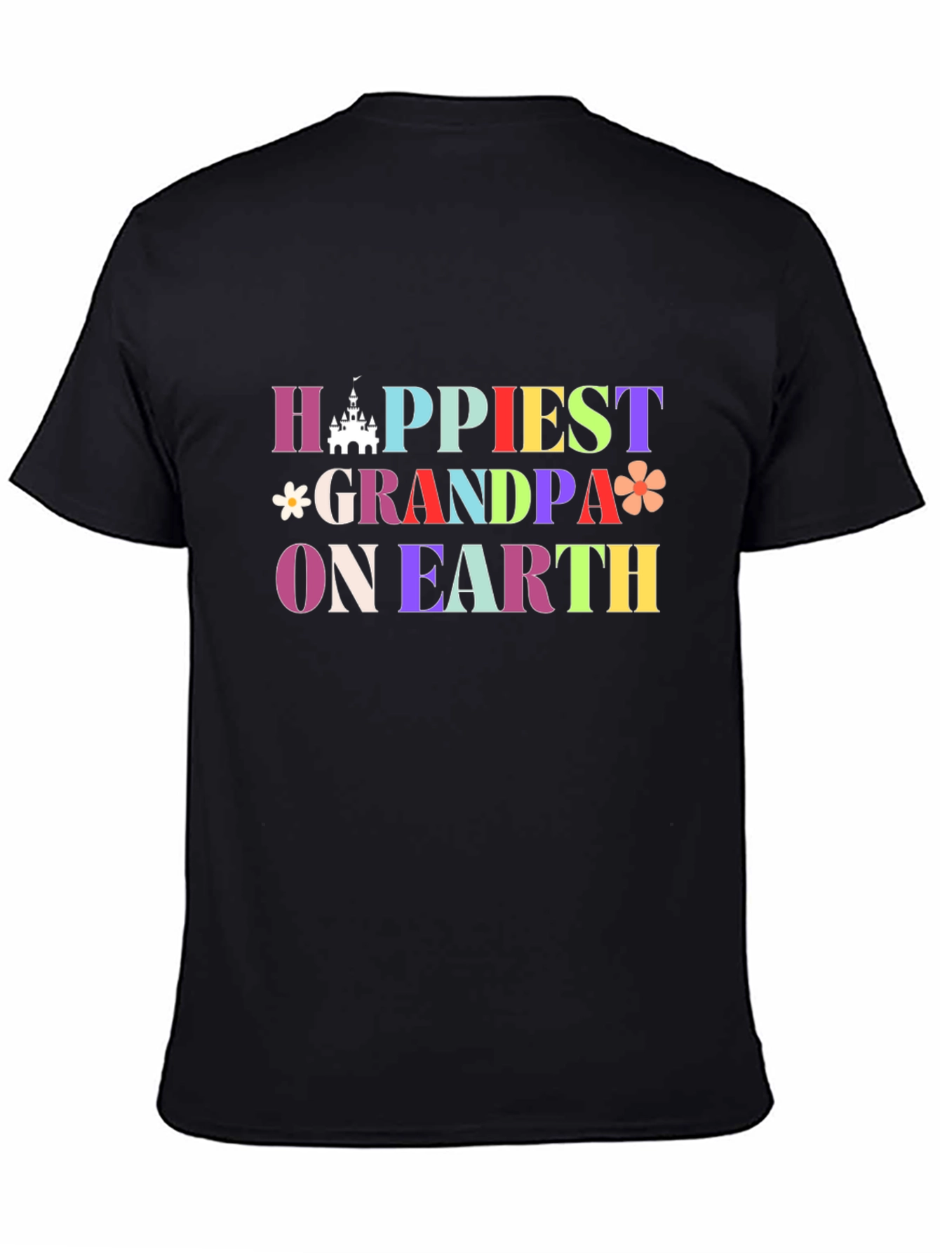 Happiest Grandpa on Earth Graphic T-Shirt
