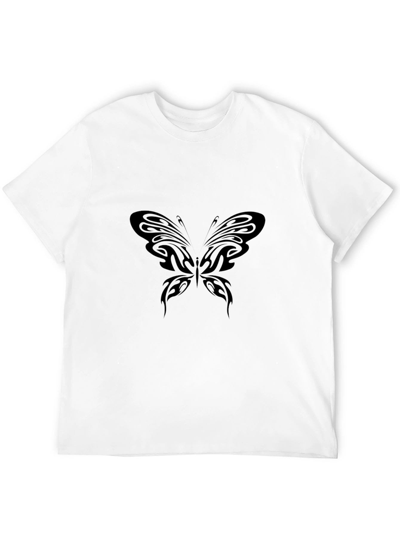 Black Butterfly Graphic Tee - Stylish Casual Wear