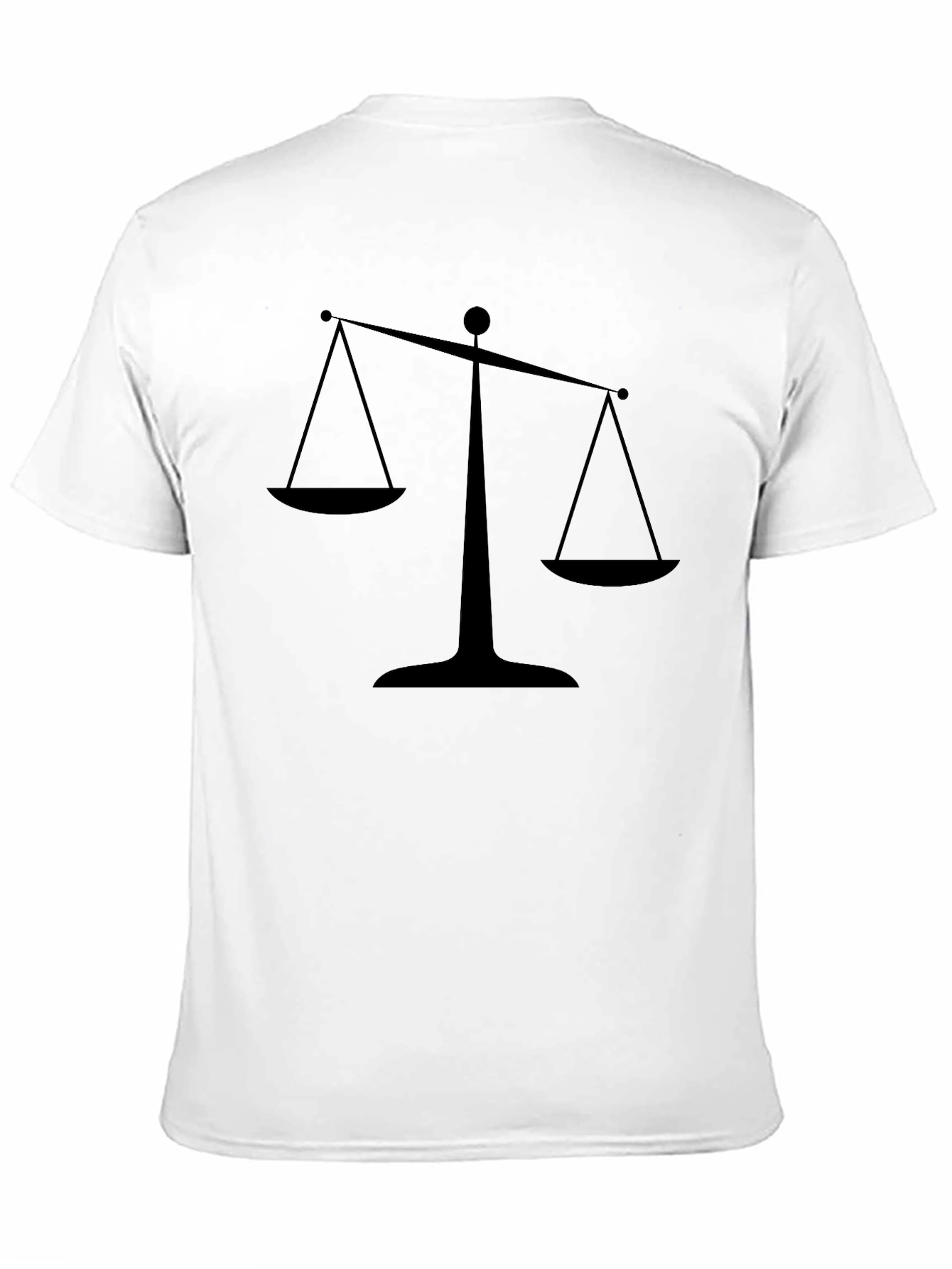 Scales of Justice Graphic Tee - Black