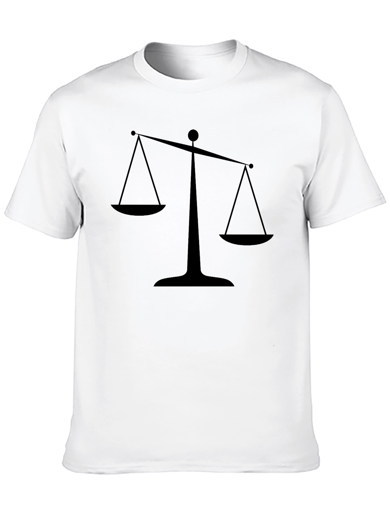 Scales of Justice Graphic Tee - Black