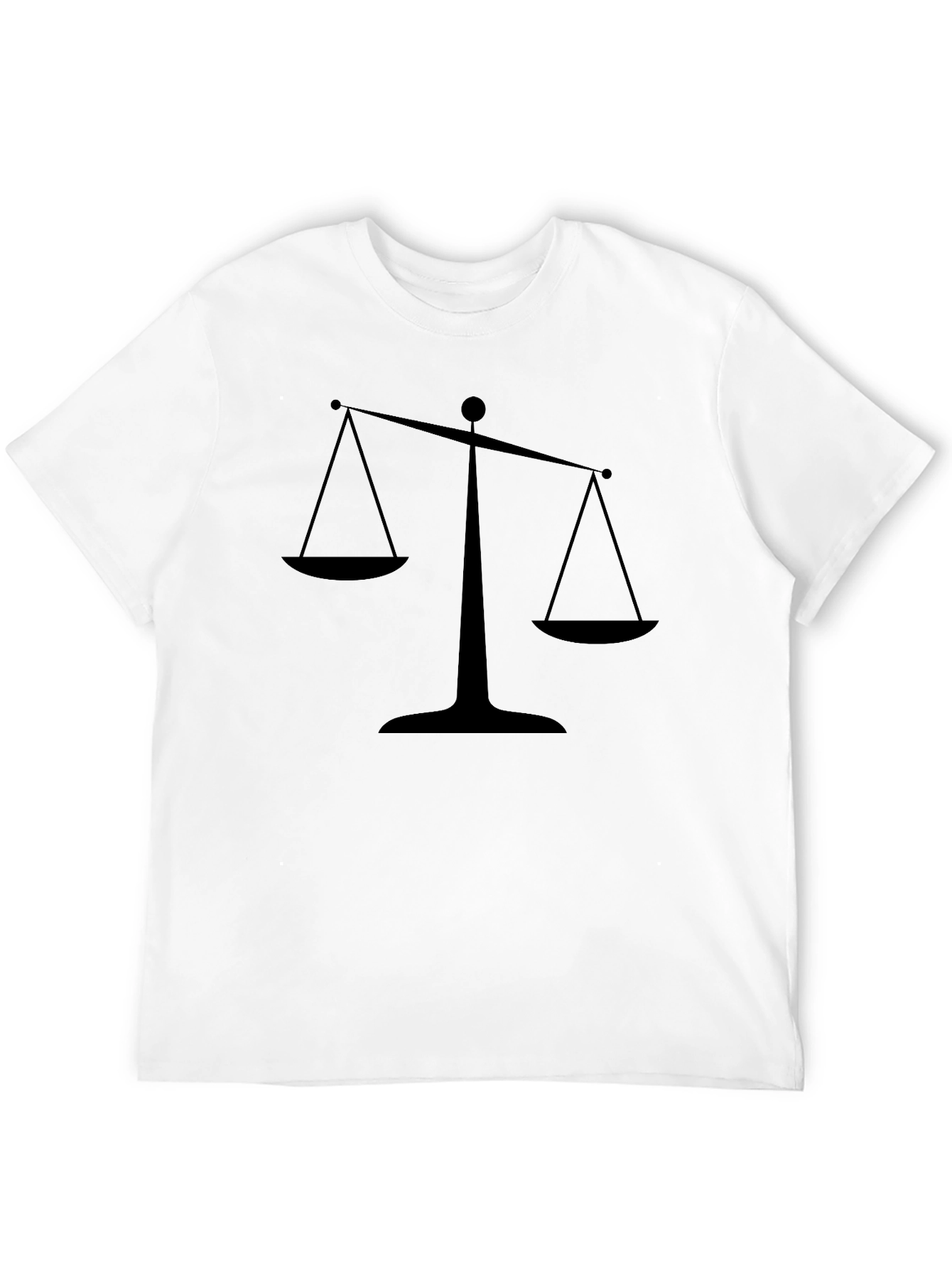 Scales of Justice Graphic Tee - Black