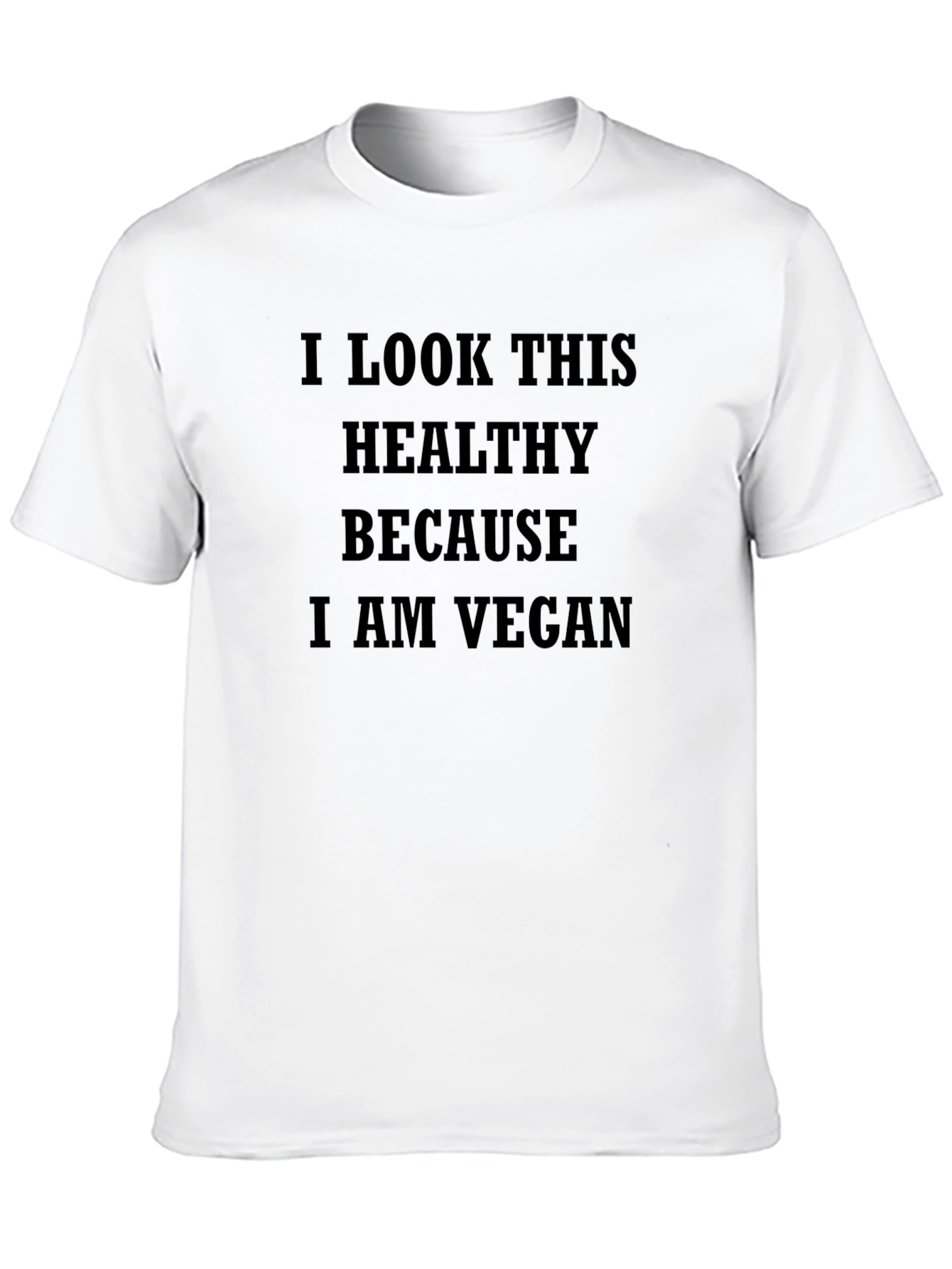 Vegan Statement T-Shirt: Healthy Lifestyle Apparel