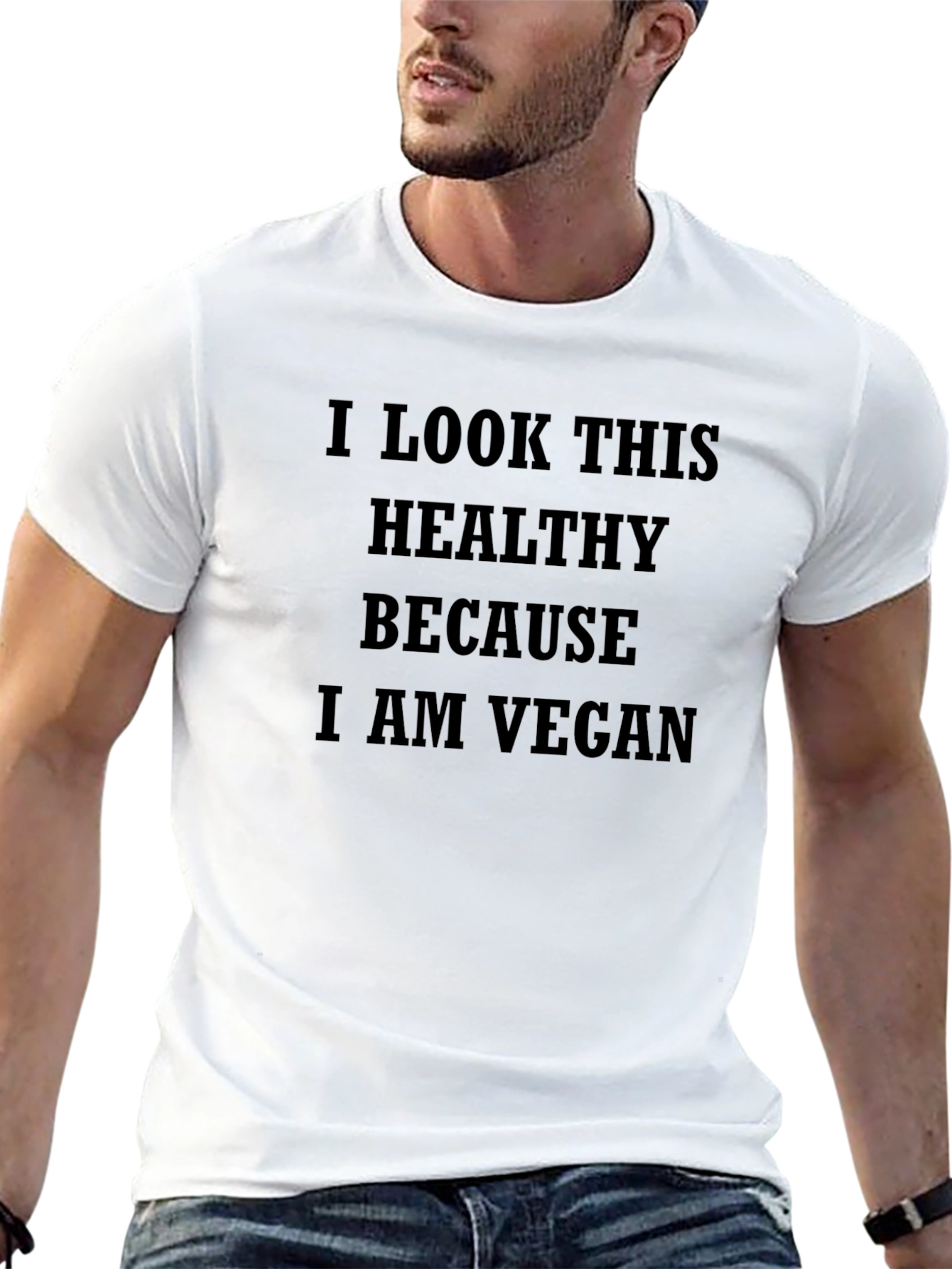 Vegan Statement T-Shirt: Healthy Lifestyle Apparel