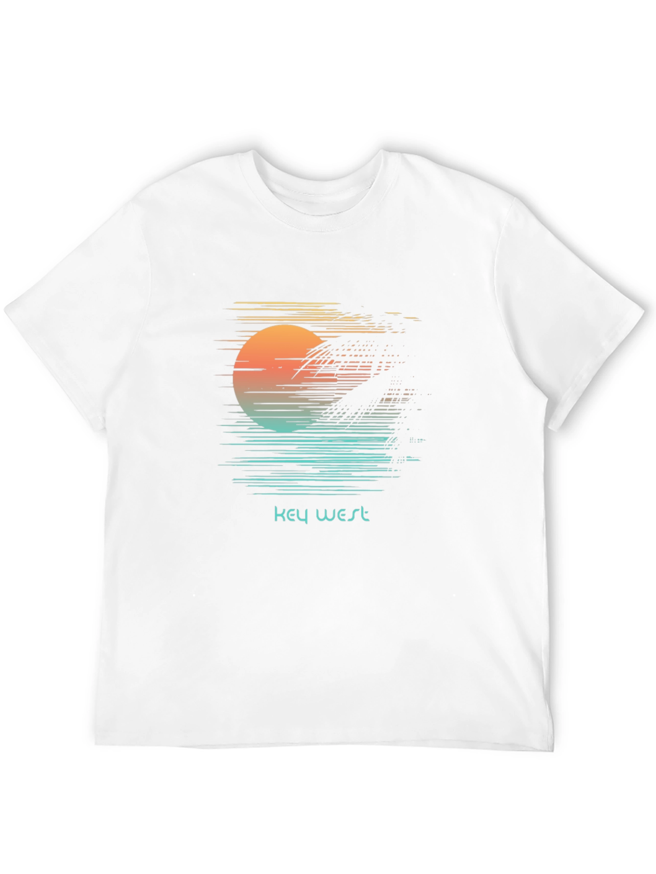 Key West Sunset Graphic Tee - Black