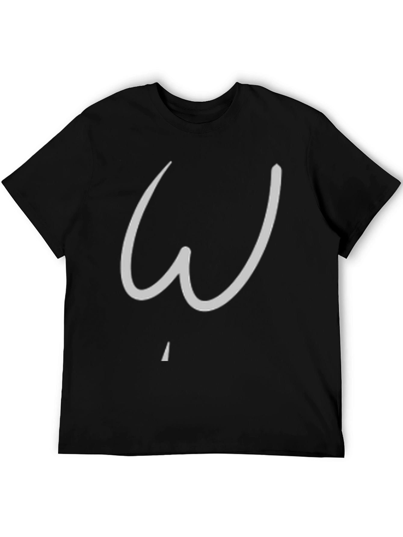 Abstract Graphic Black T-Shirt