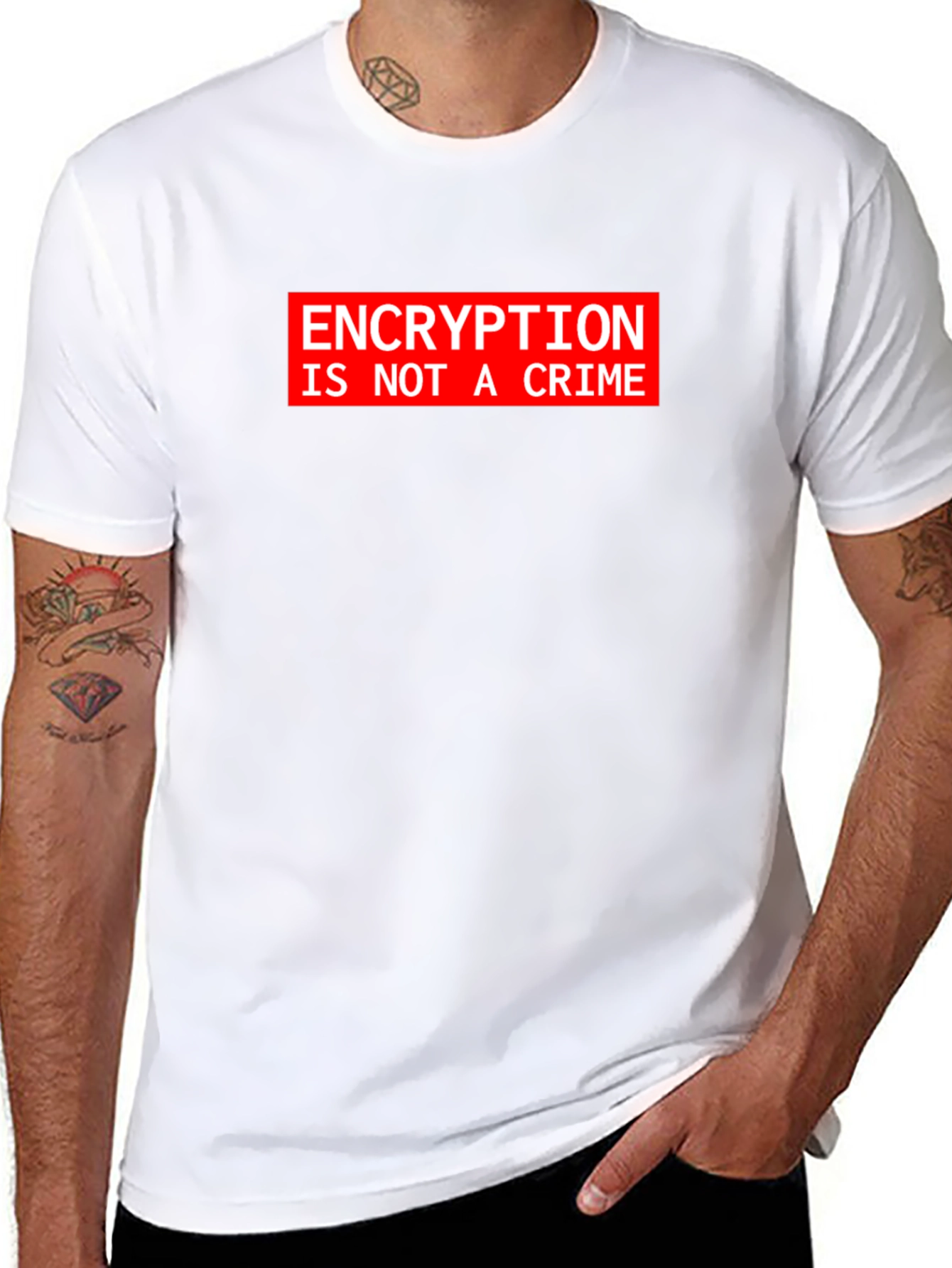 Encryption is Not A Crime Tee
