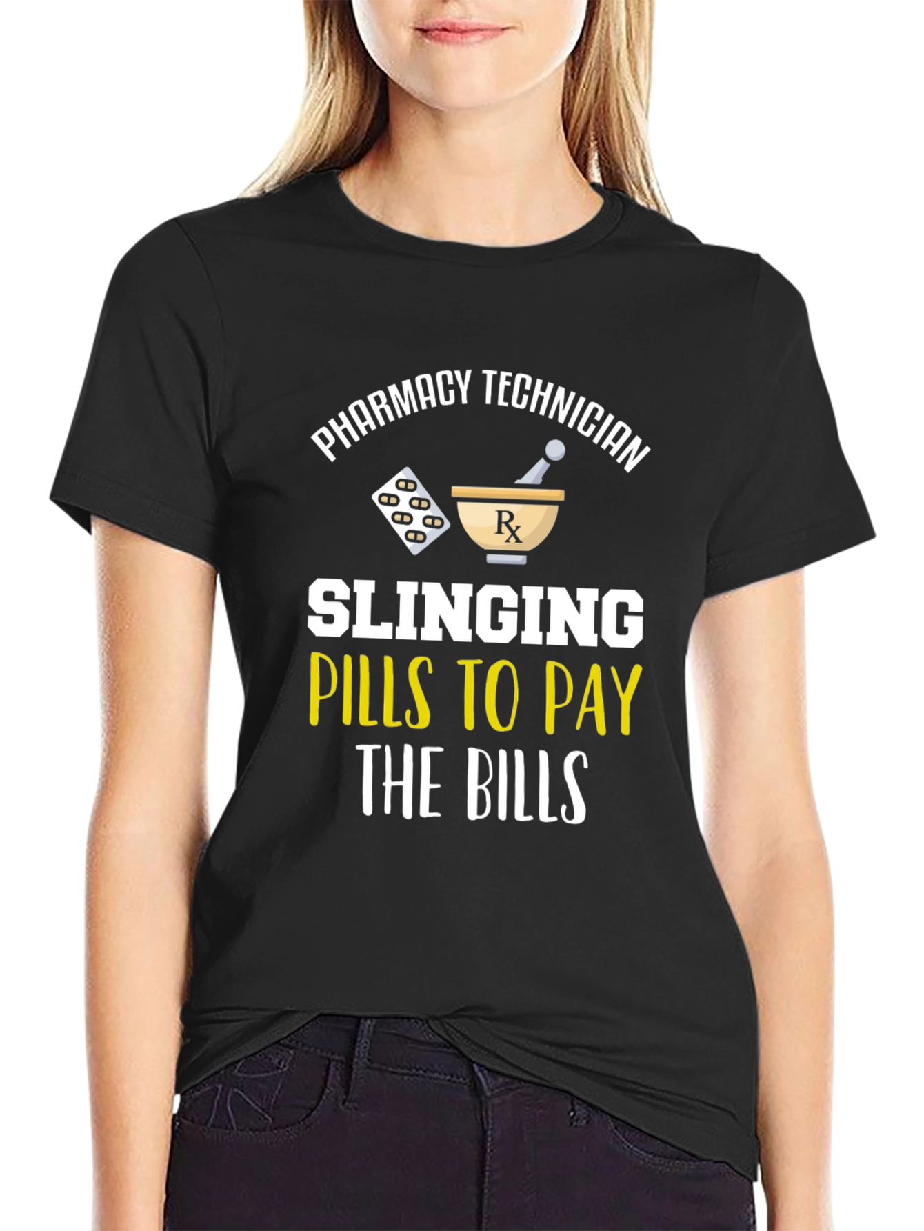 Pharmacy Technician T-Shirt - Slinging Pills