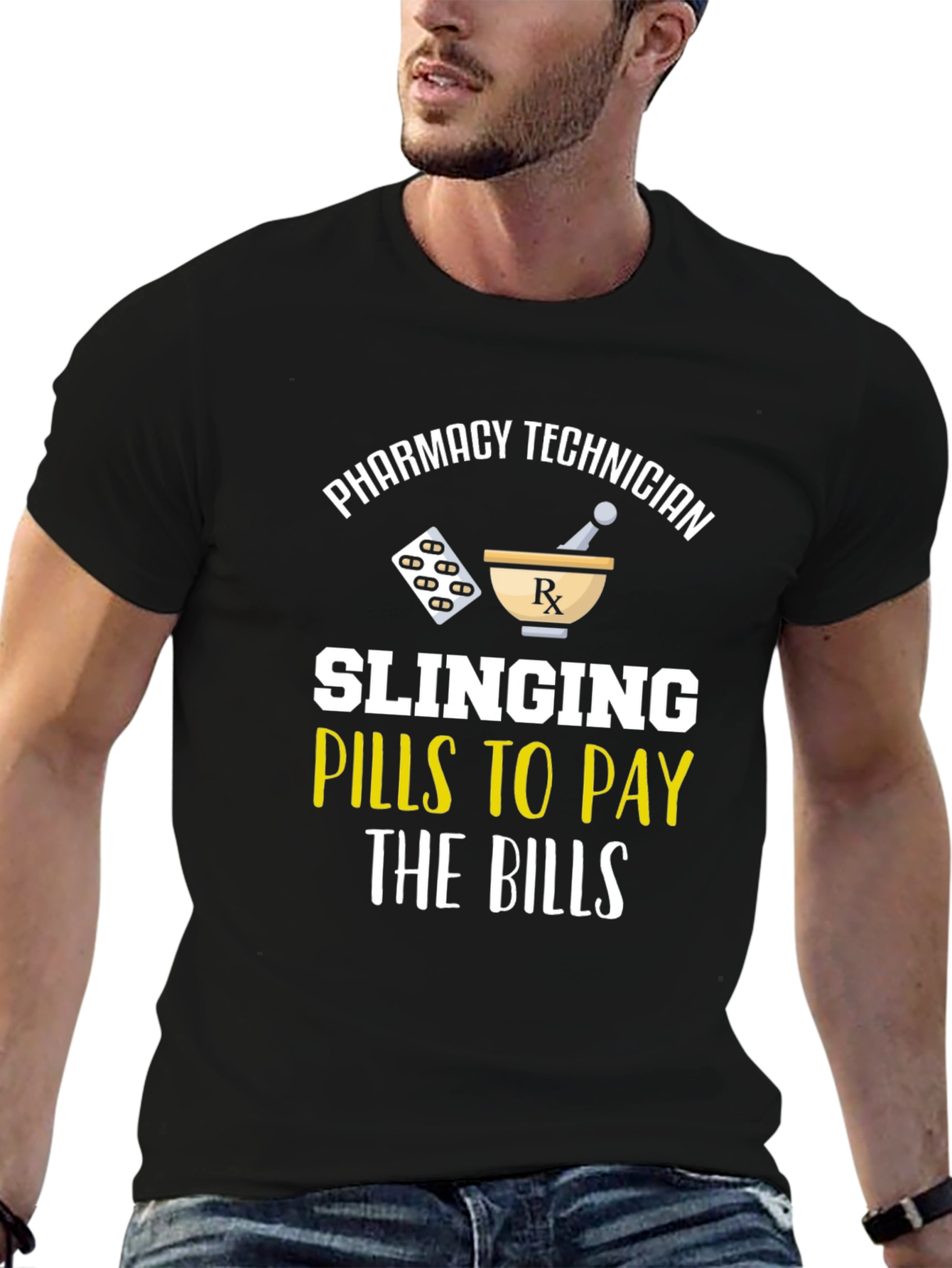 Pharmacy Technician T-Shirt - Slinging Pills