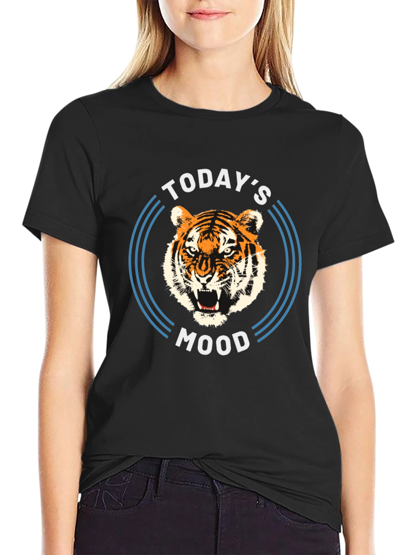 Todays Mood Tiger Graphic Tee