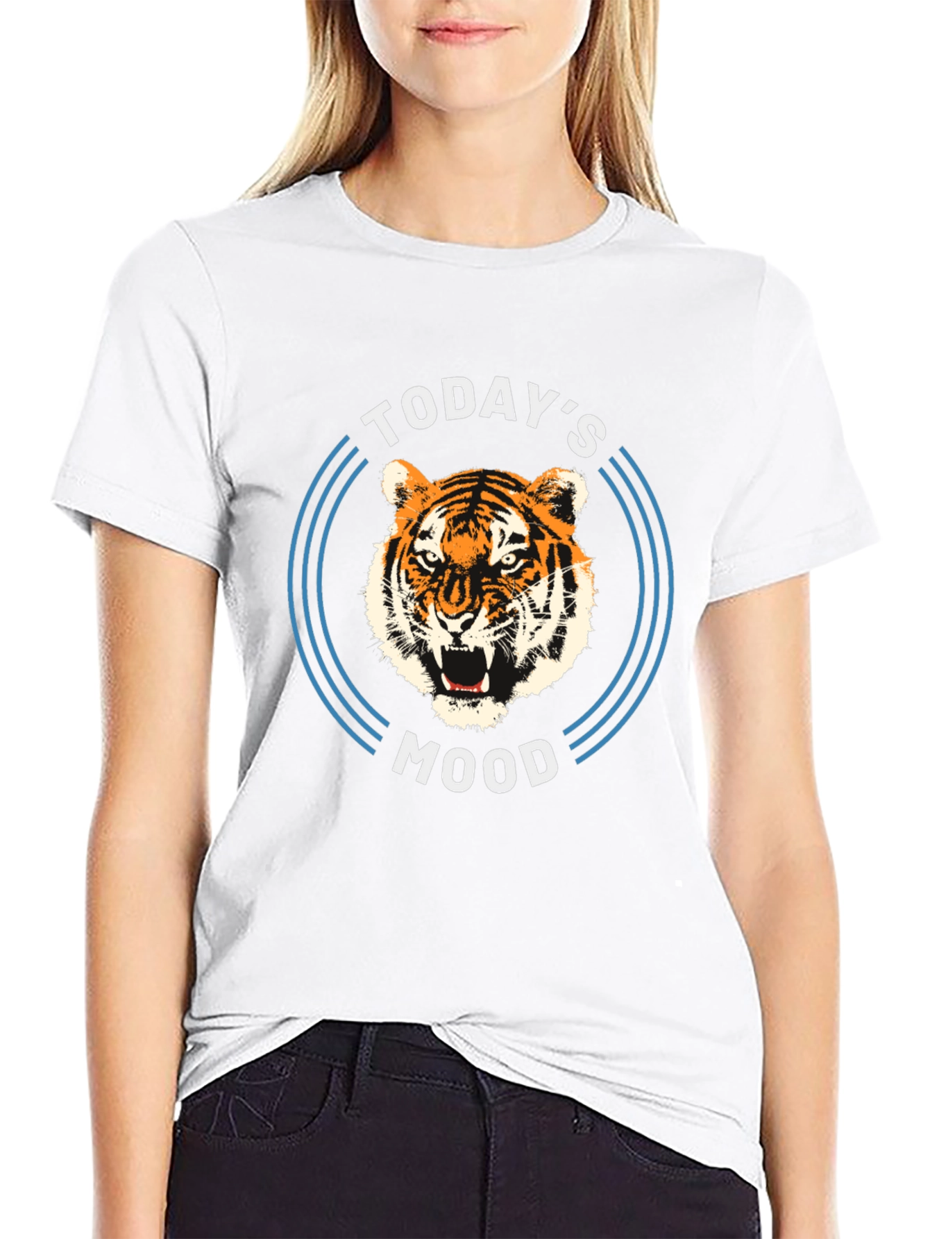 Todays Mood Tiger Graphic Tee