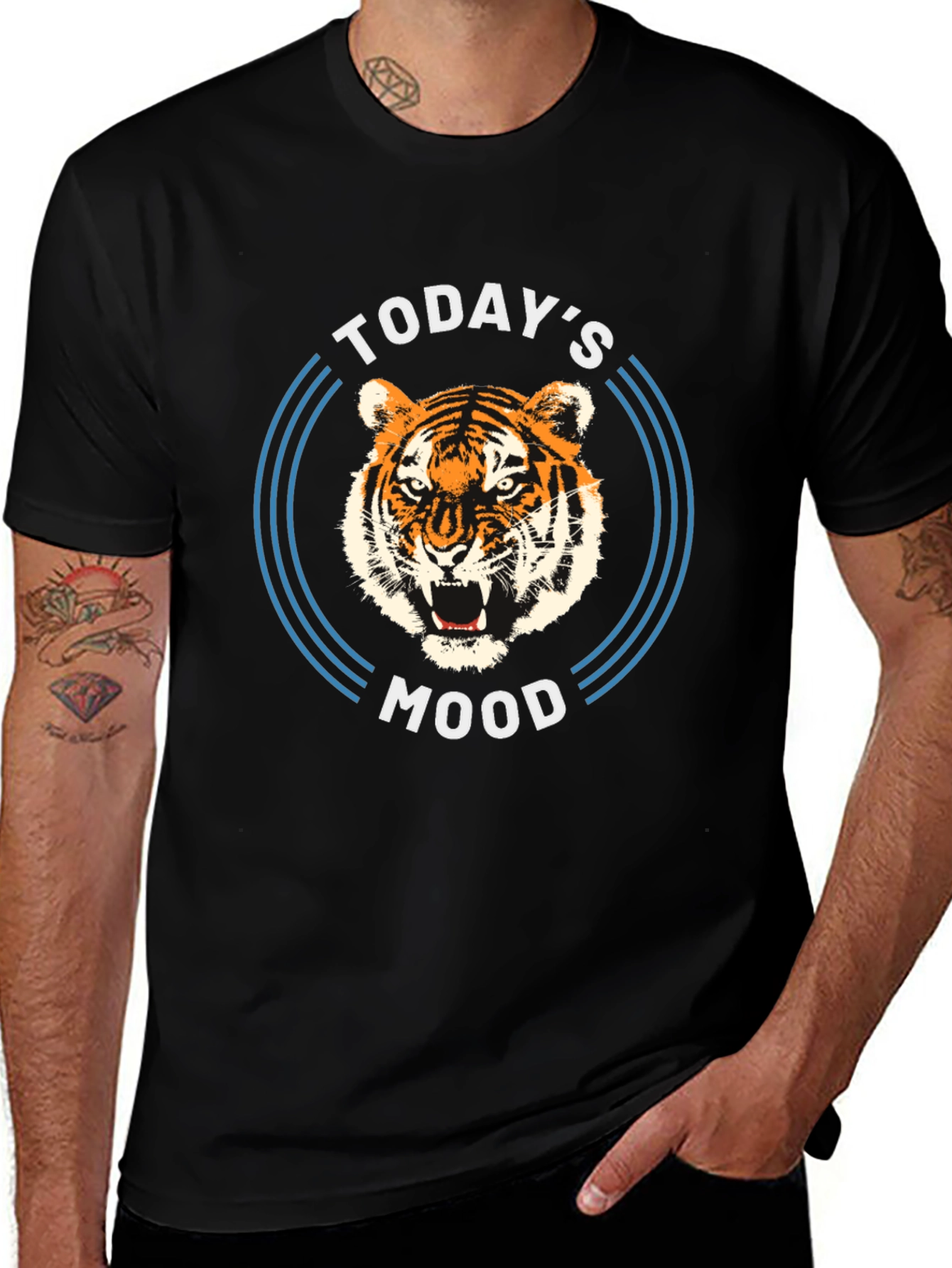 Todays Mood Tiger Graphic Tee