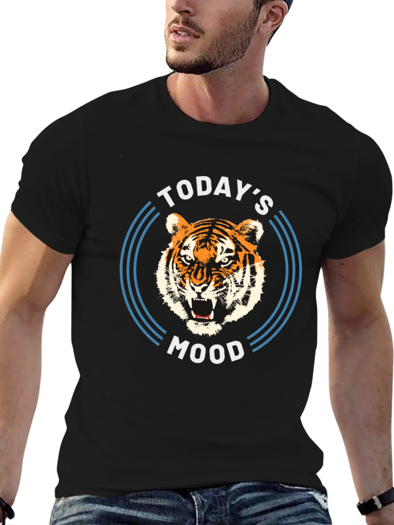 Todays Mood Tiger Graphic Tee