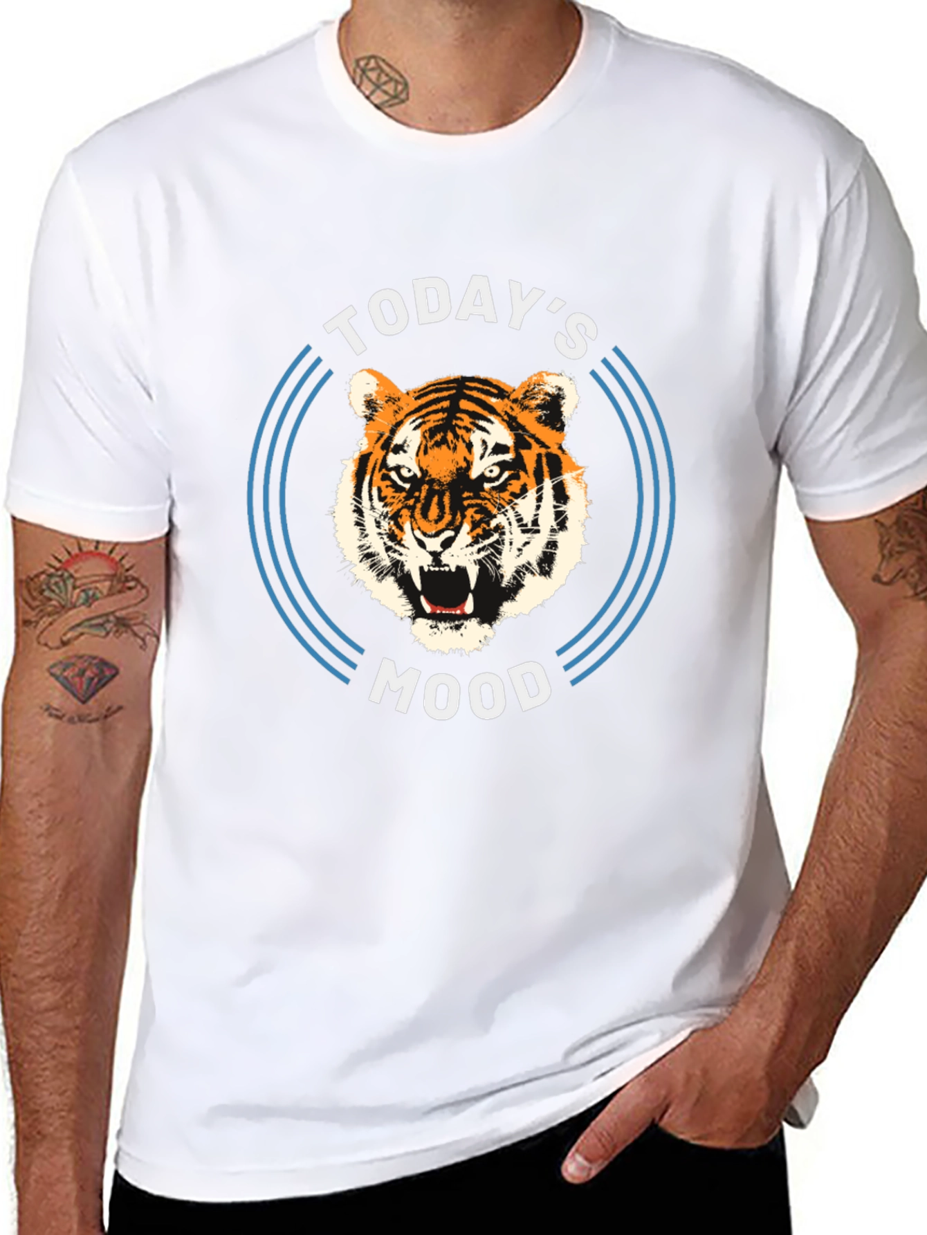 Todays Mood Tiger Graphic Tee