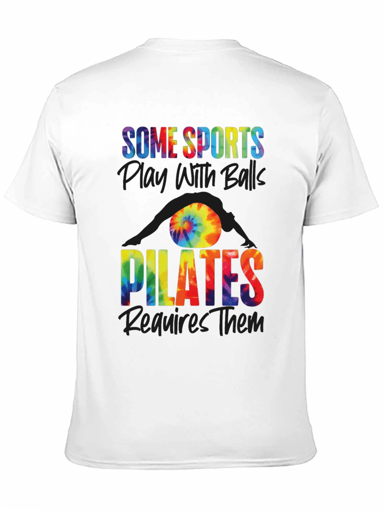 Pilates Balls Tie-Dye Graphic Tee
