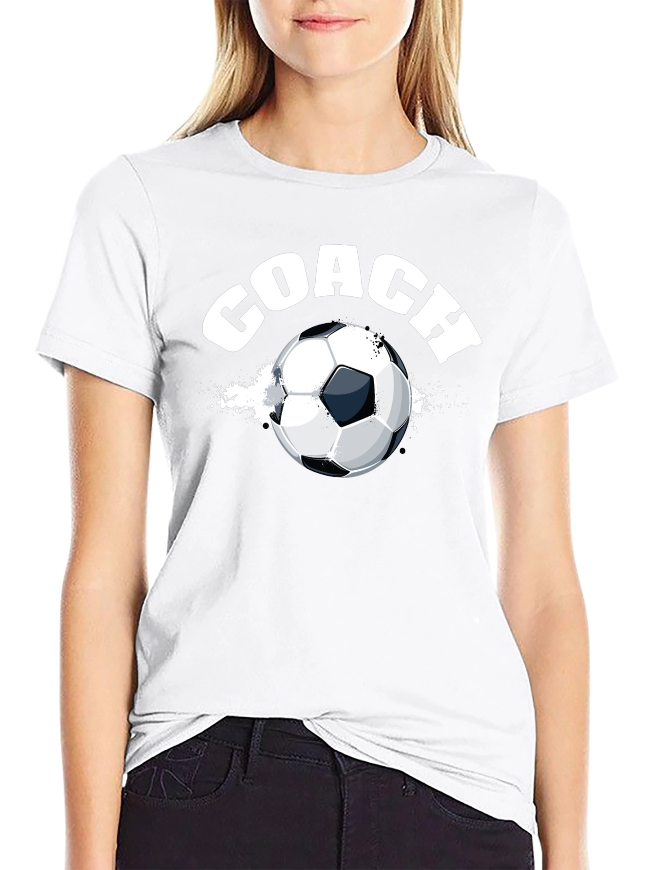Coach Soccer Ball Graphic T-Shirt