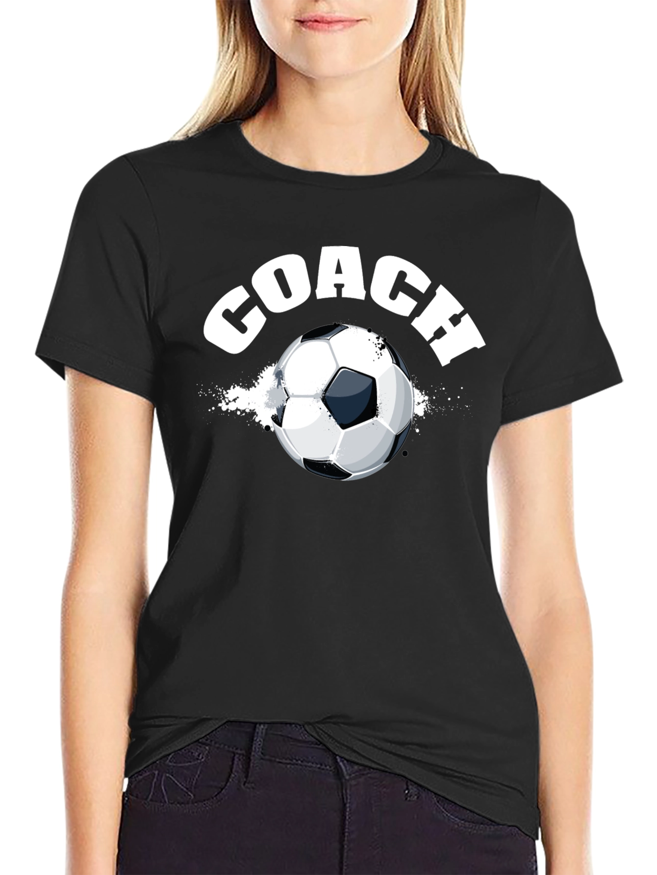 Coach Soccer Ball Graphic T-Shirt