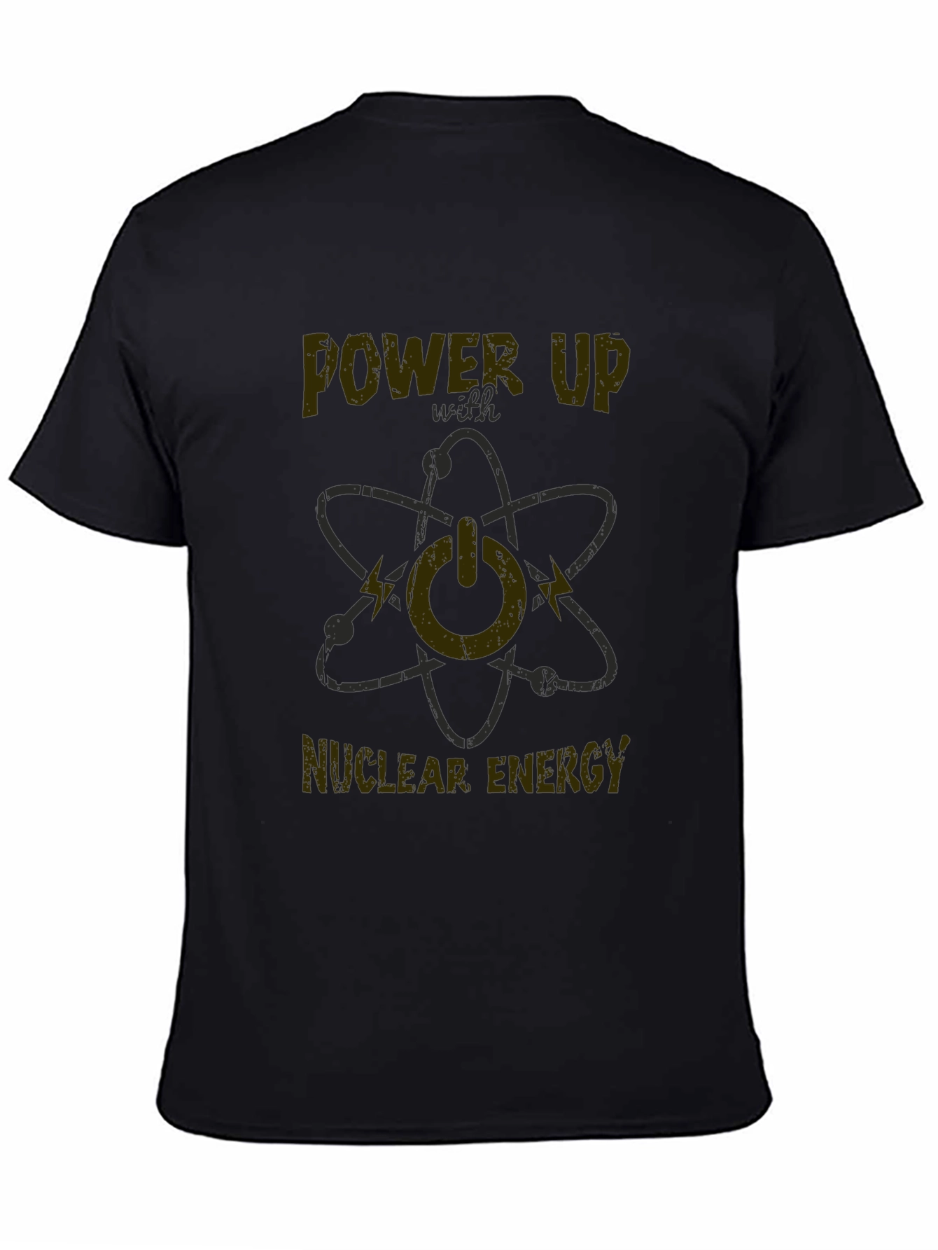 Power Up with Nuclear Energy Graphic T-Shirt