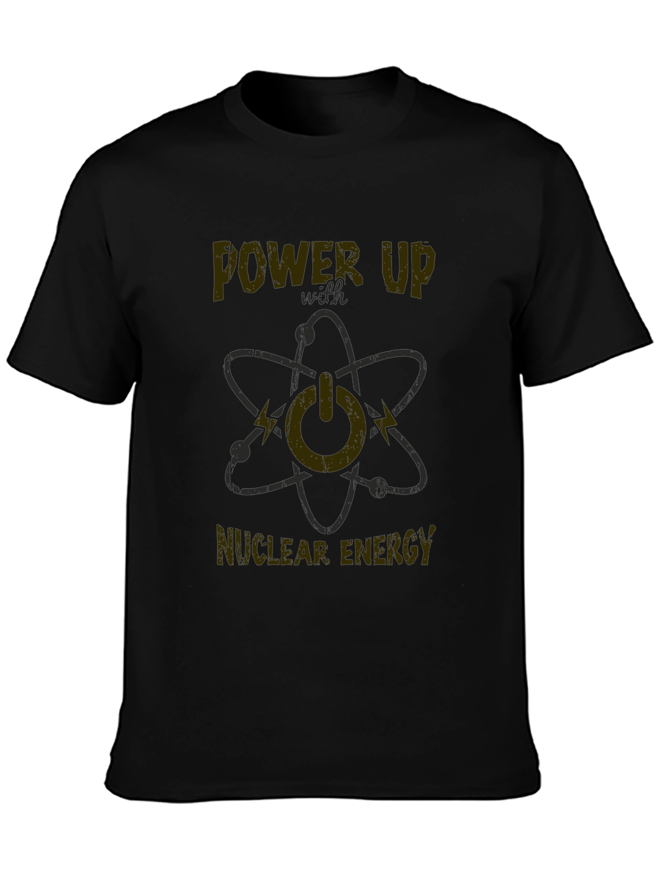 Power Up with Nuclear Energy Graphic T-Shirt