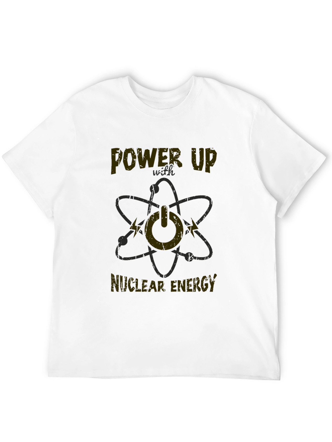 Power Up with Nuclear Energy Graphic T-Shirt