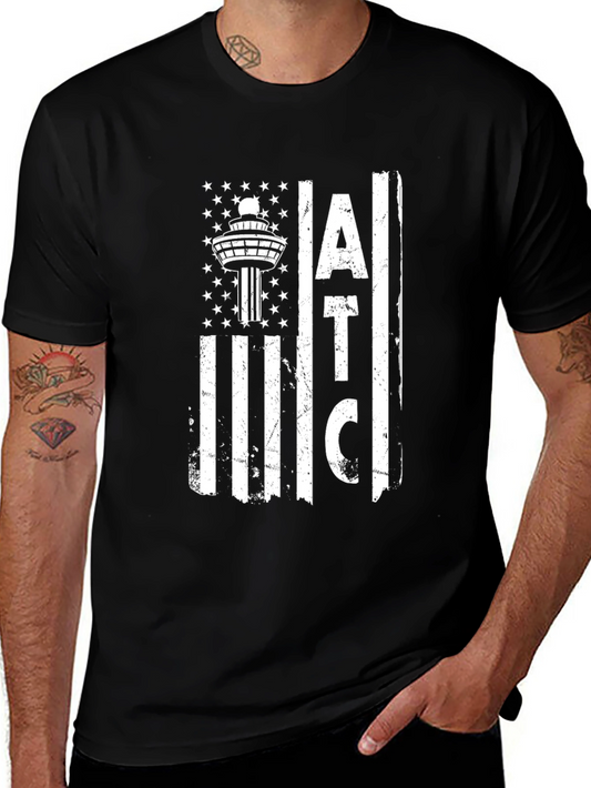 ATC Flag Graphic Tee - Air Traffic Controller T-Shirt