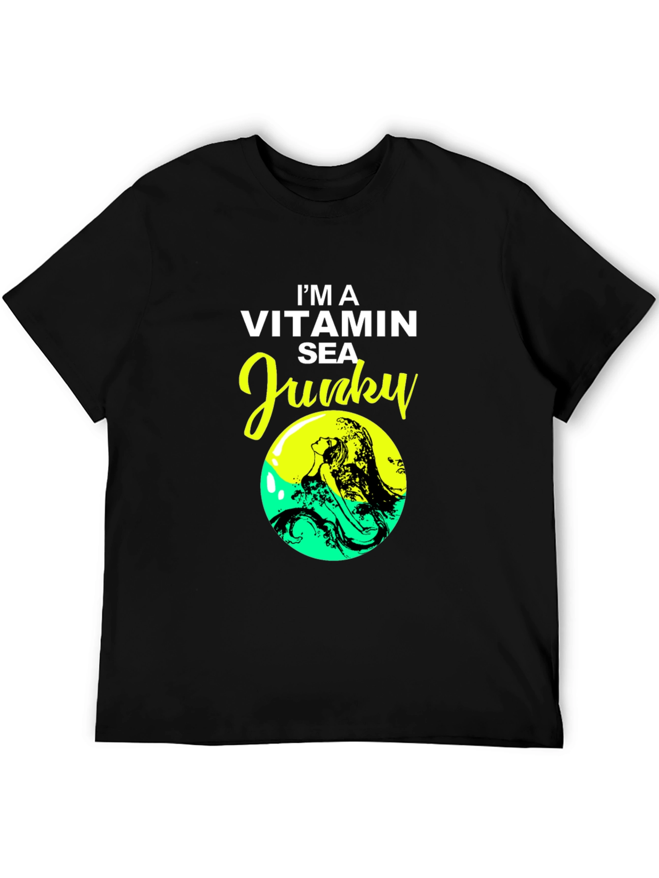 Vitamin Sea Junky Black T-Shirt