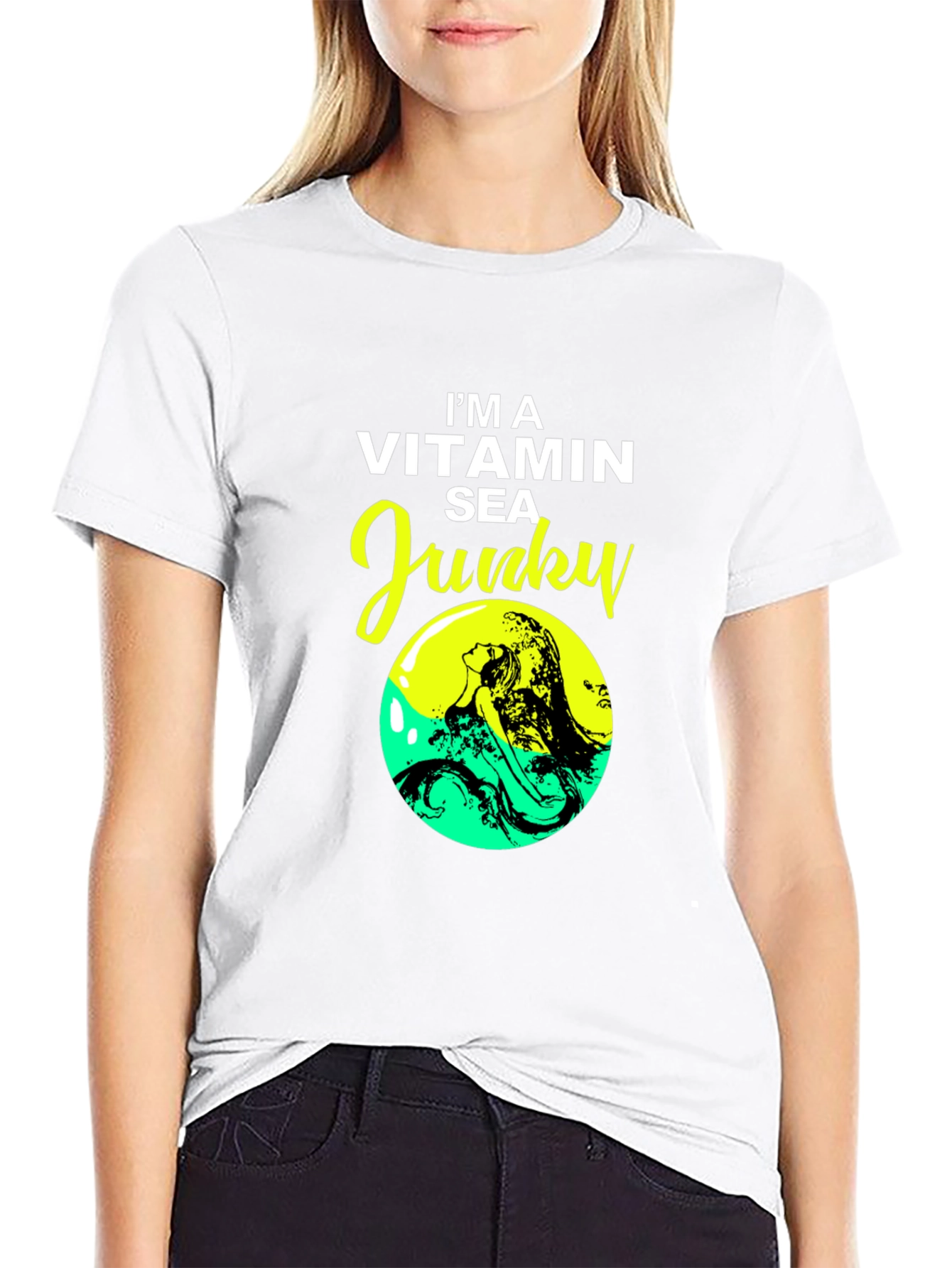 Vitamin Sea Junky Black T-Shirt