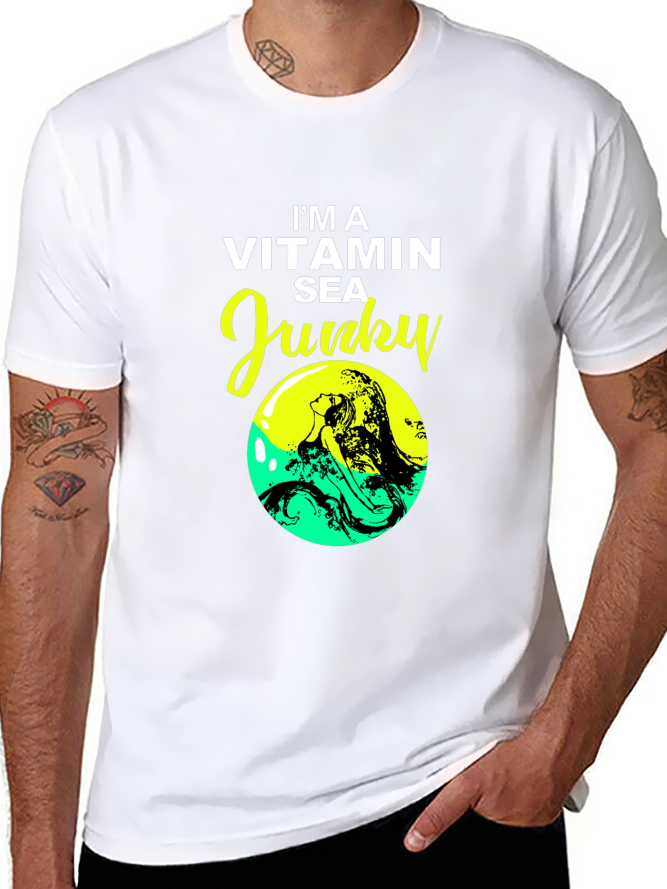 Vitamin Sea Junky Black T-Shirt
