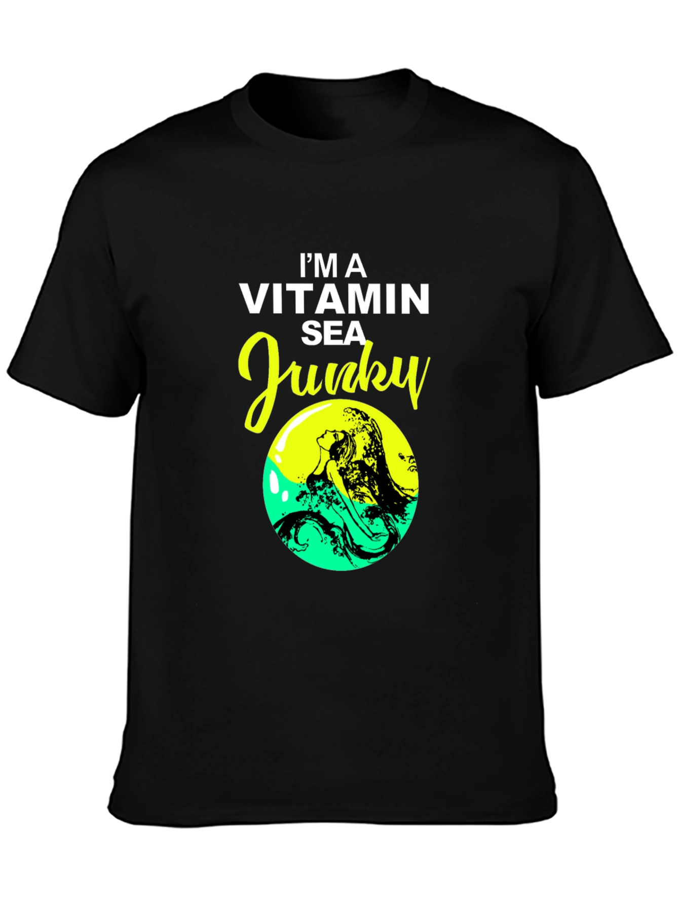 Vitamin Sea Junky Black T-Shirt