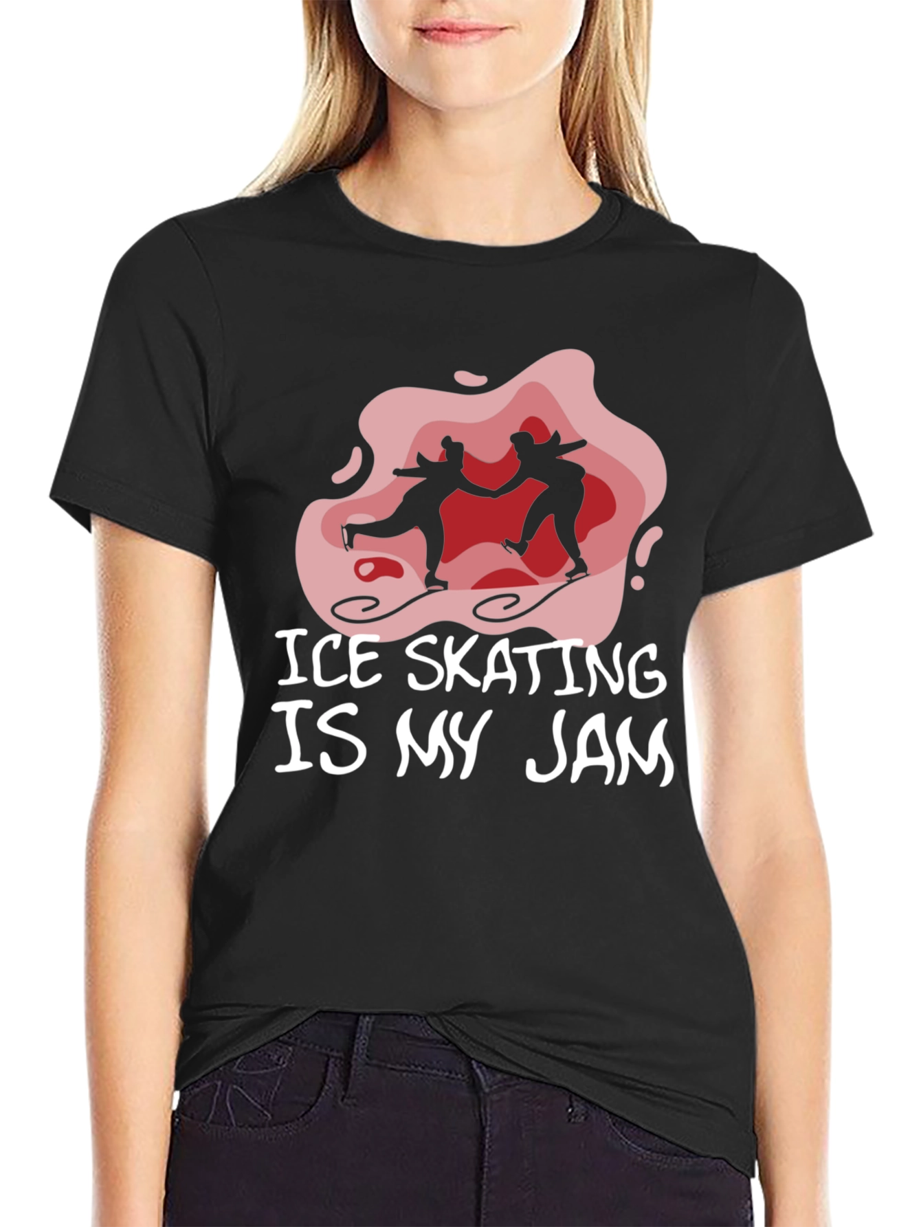 Ice Skating Is My Jam Graphic Tee