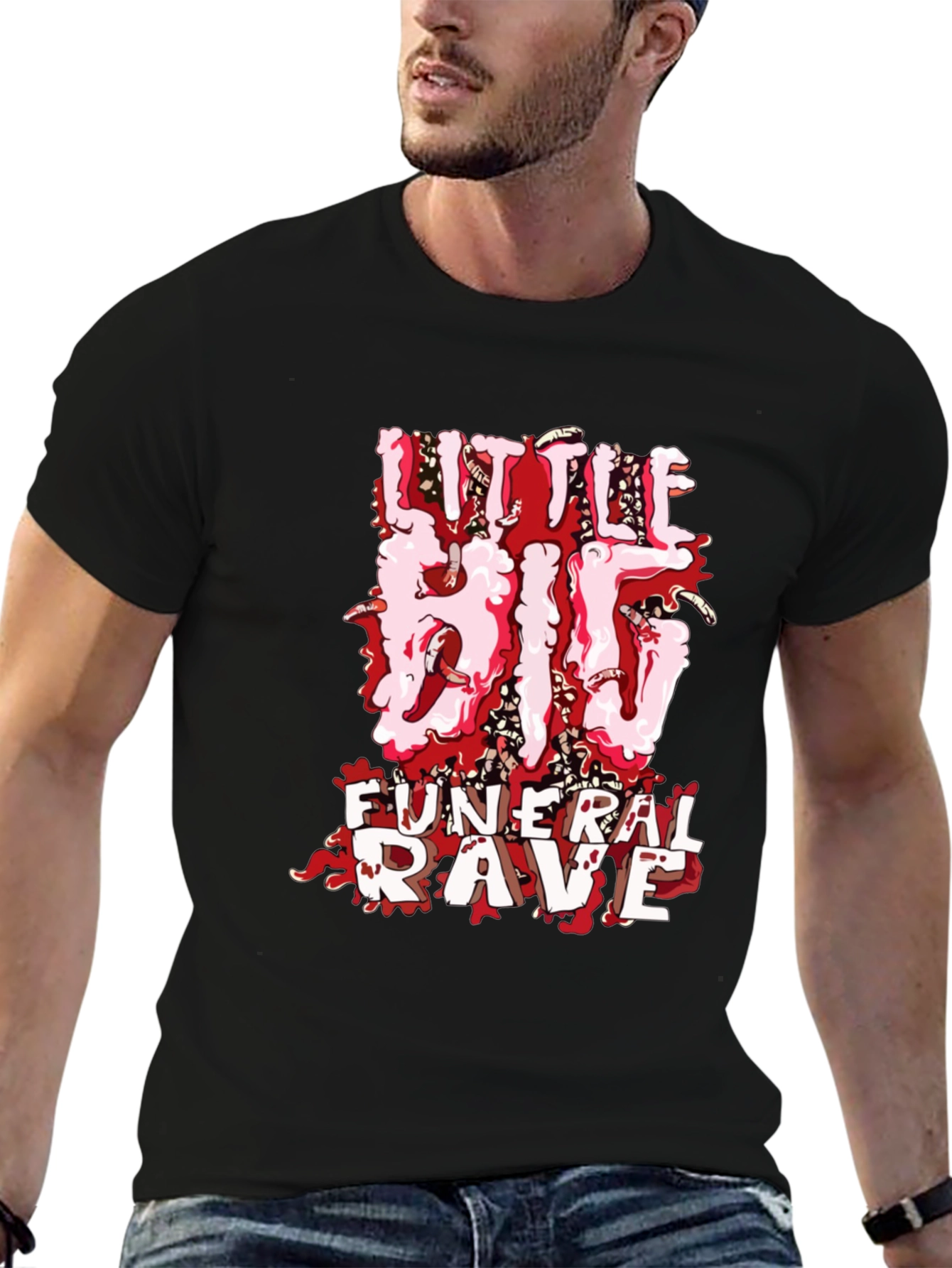 Little Big Funeral Rave Graphic Tee