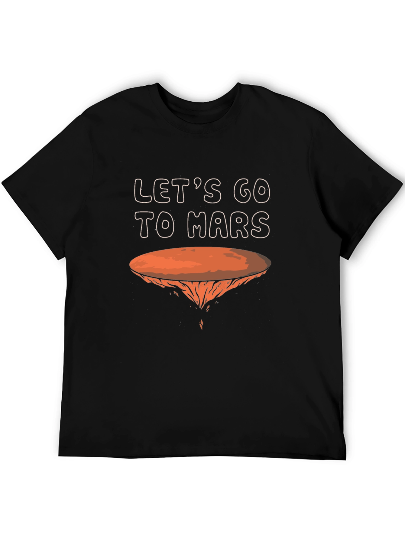 Lets Go To Mars T-Shirt Black