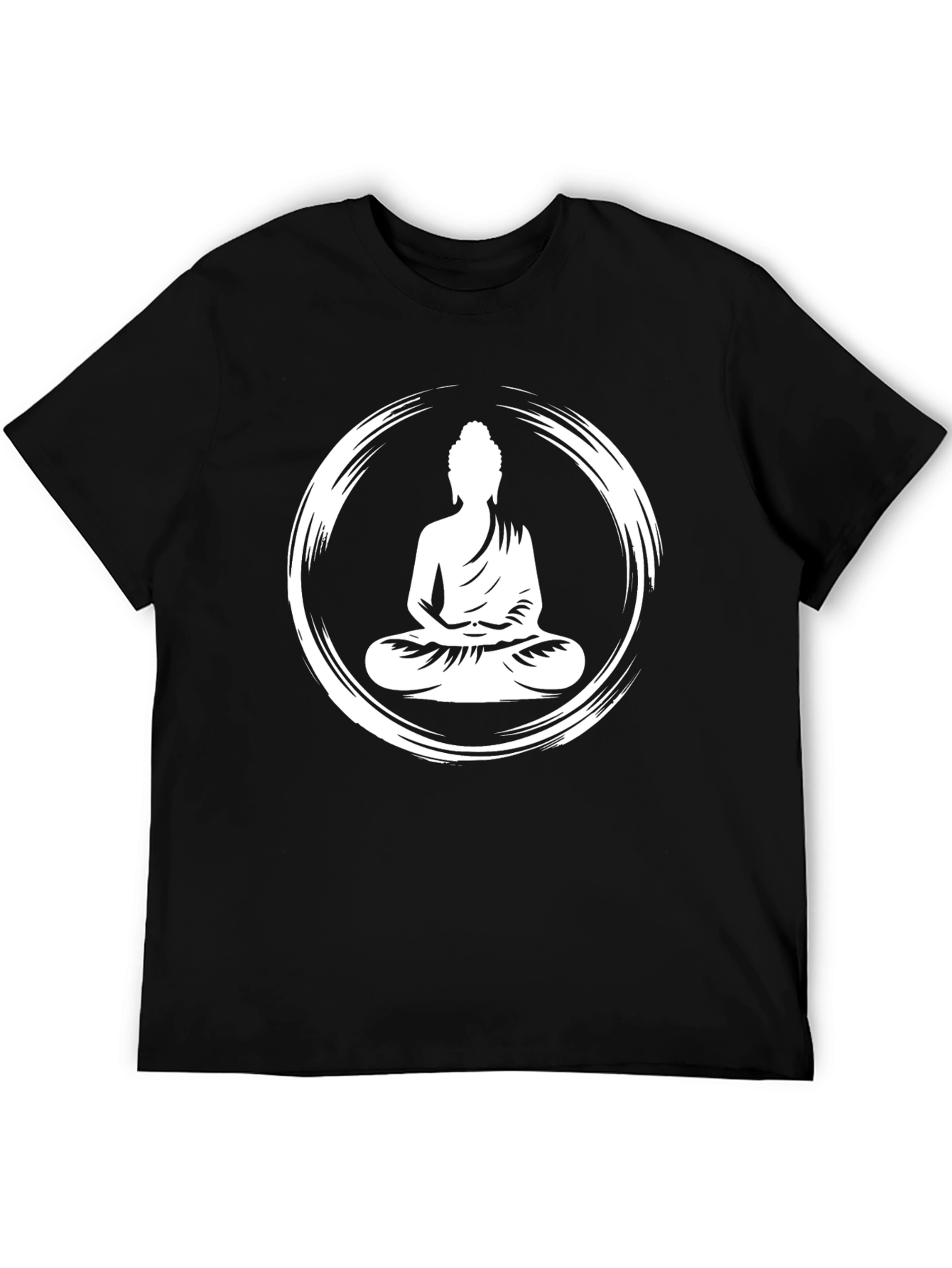 Buddha Zen Circle Graphic T-Shirt - Spiritual Style