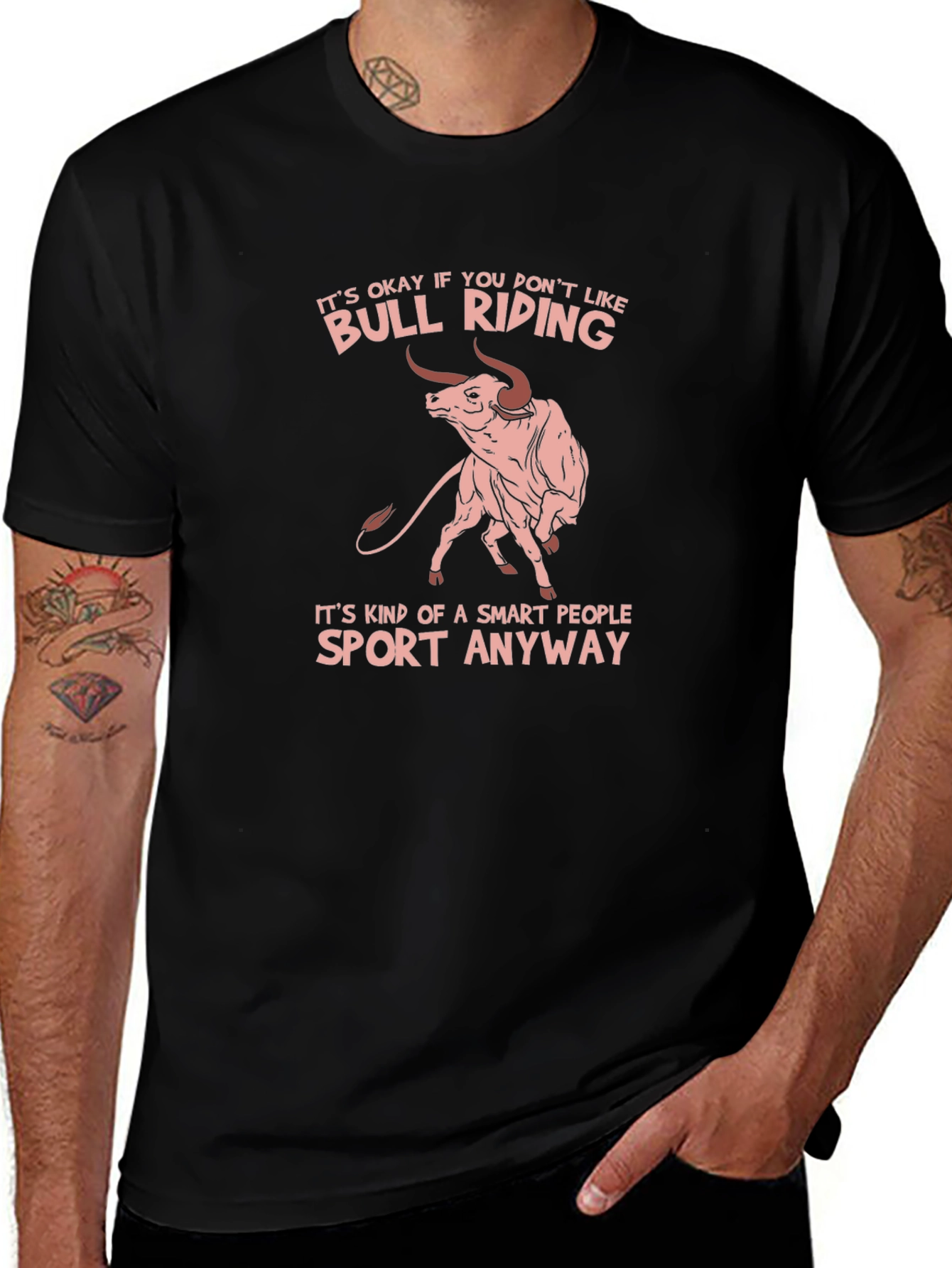 Bull Riding Smart People T-Shirt