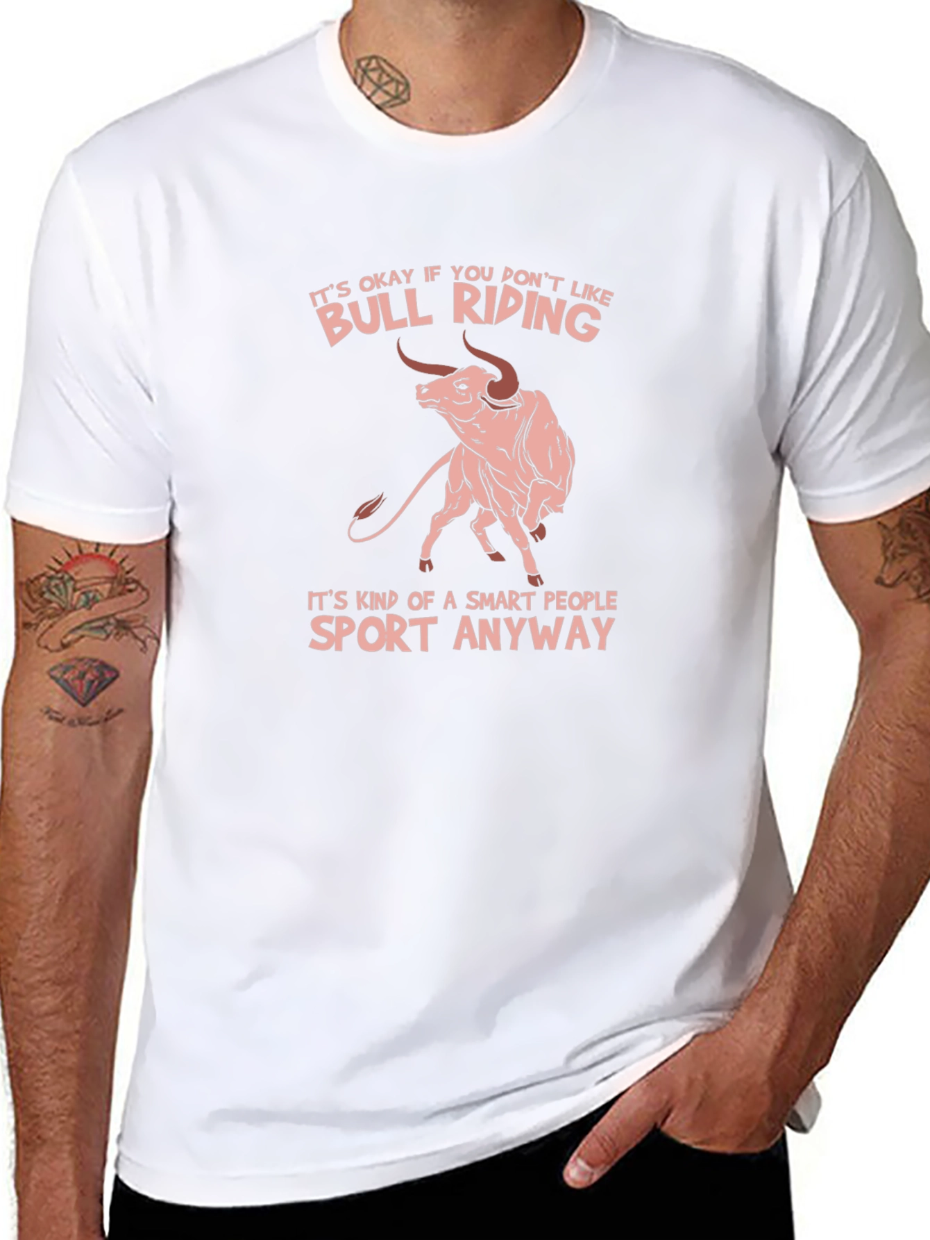 Bull Riding Smart People T-Shirt