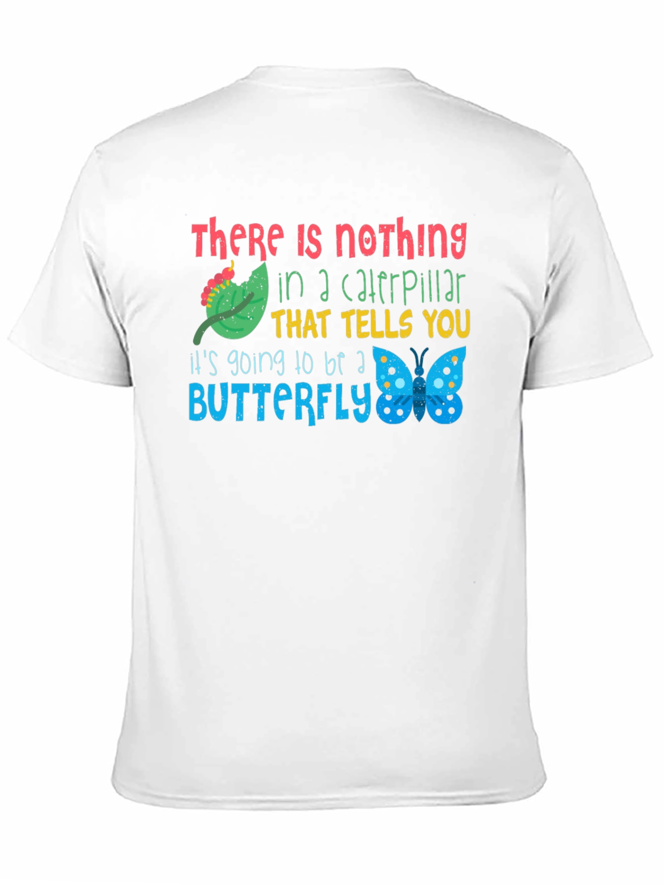 Caterpillar to Butterfly Graphic T-Shirt