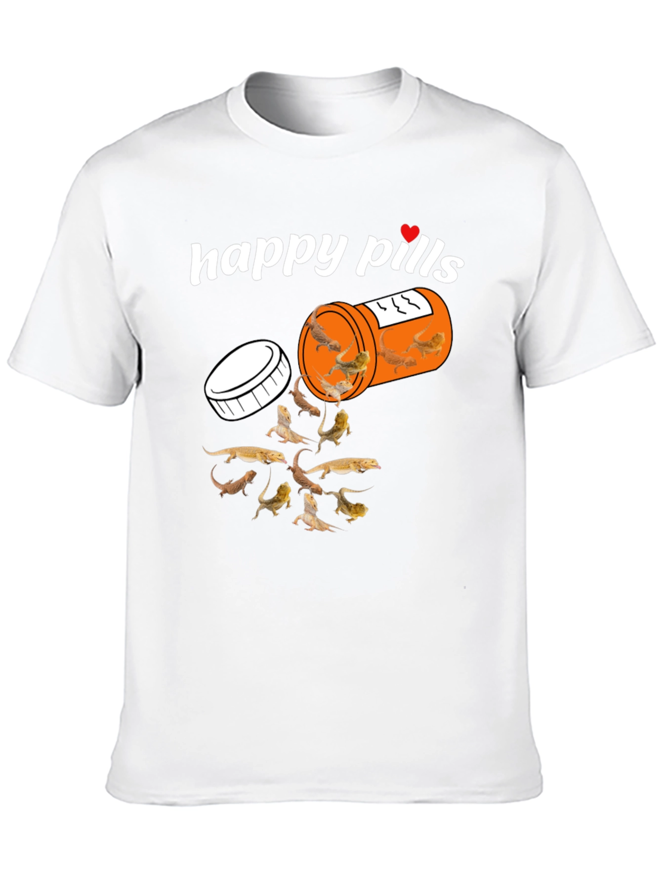 Happy Pills Bearded Dragon T-Shirt