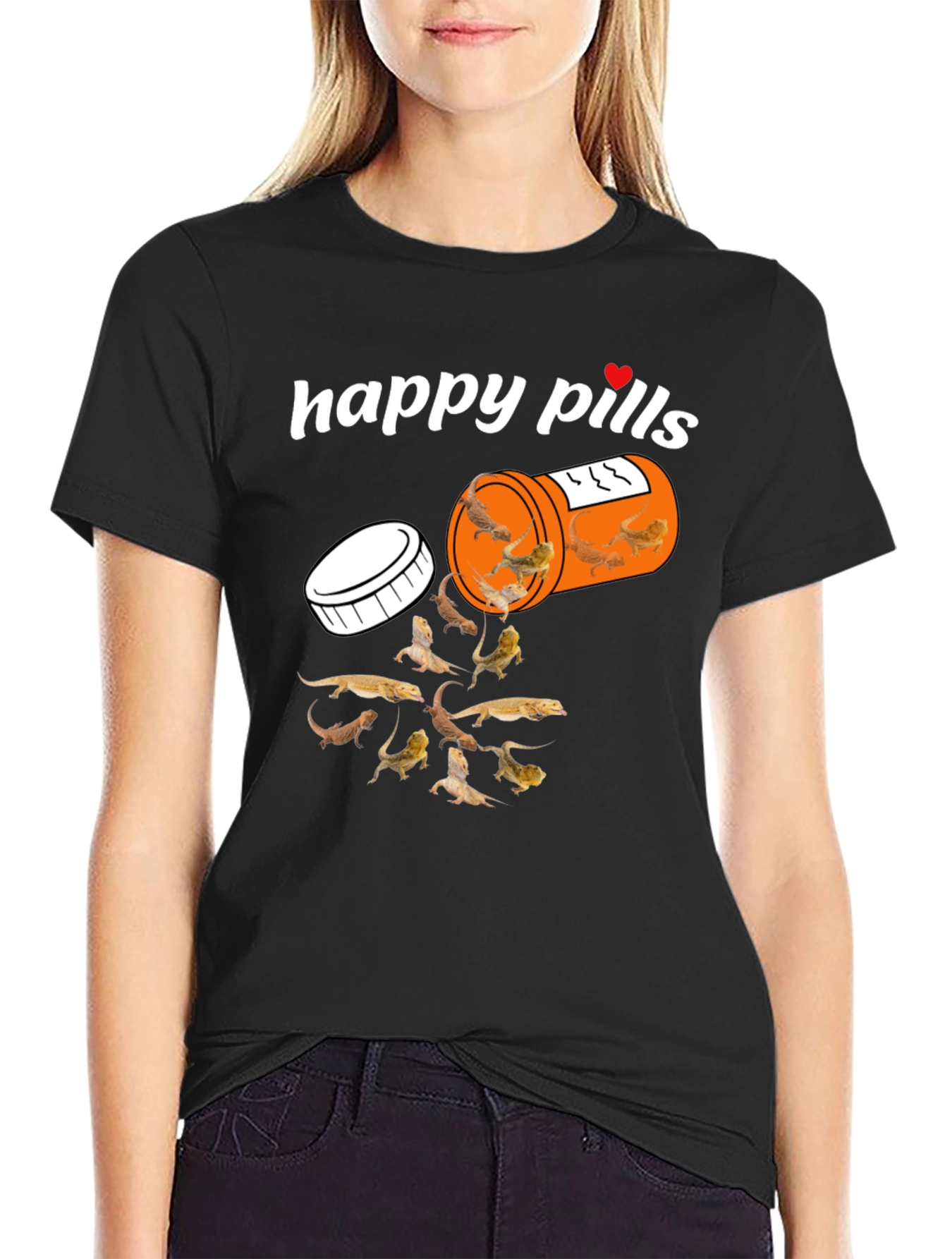 Happy Pills Bearded Dragon T-Shirt
