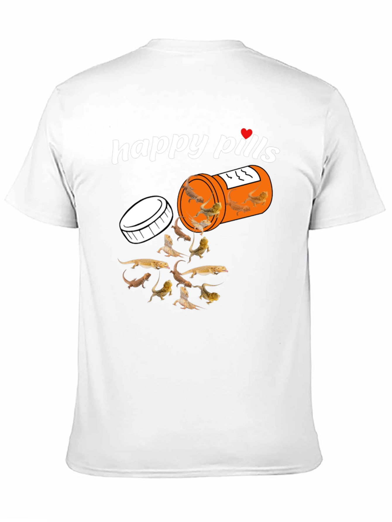 Happy Pills Bearded Dragon T-Shirt