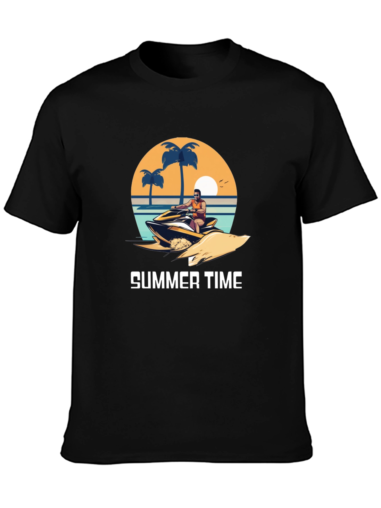 Summer Time Graphic T-Shirt - Beach Vibes