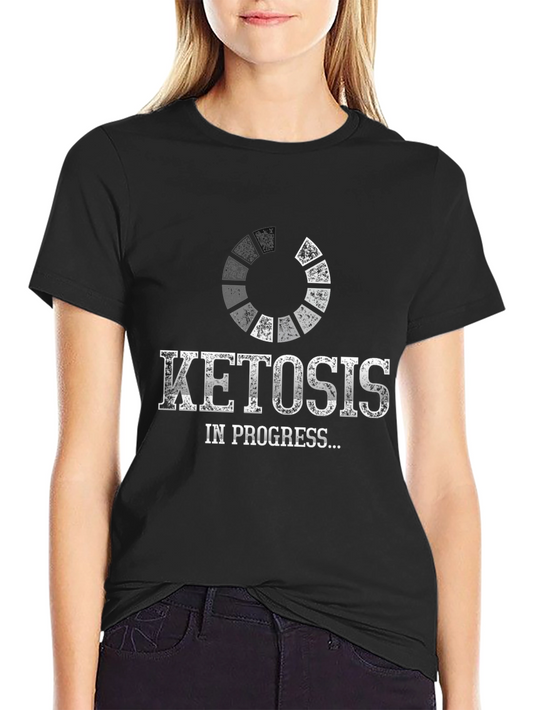 Ketosis in Progress Graphic T-Shirt - Black