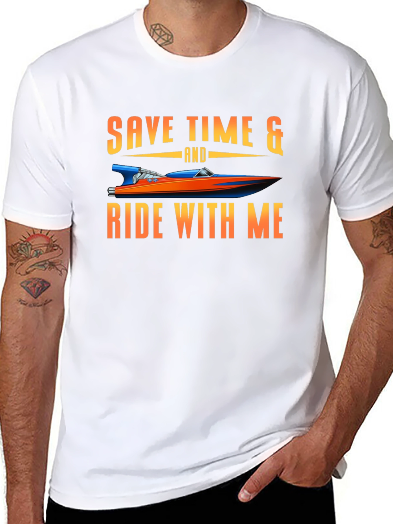 Save Time & Ride With Me Graphic Tee