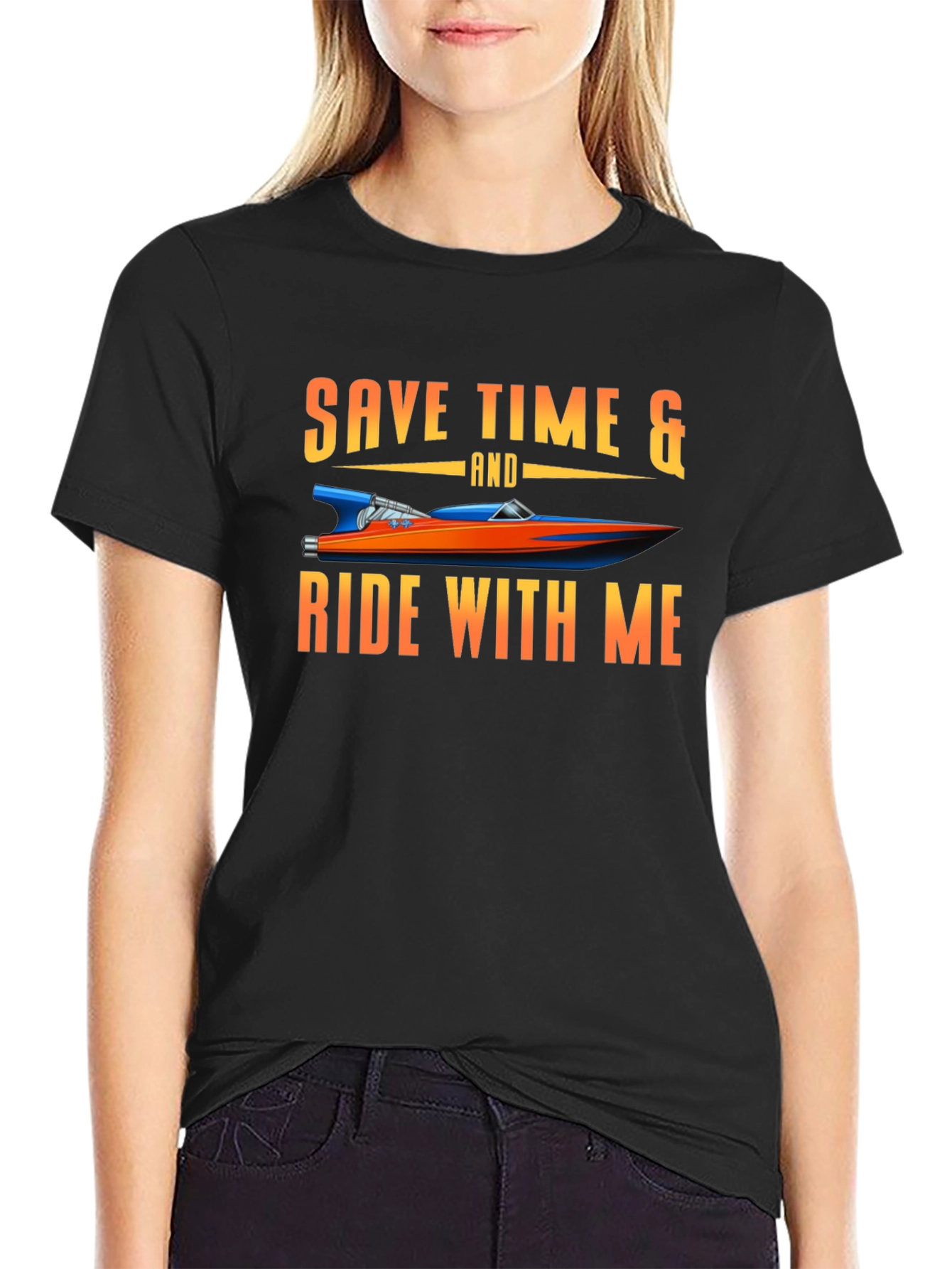 Save Time & Ride With Me Graphic Tee