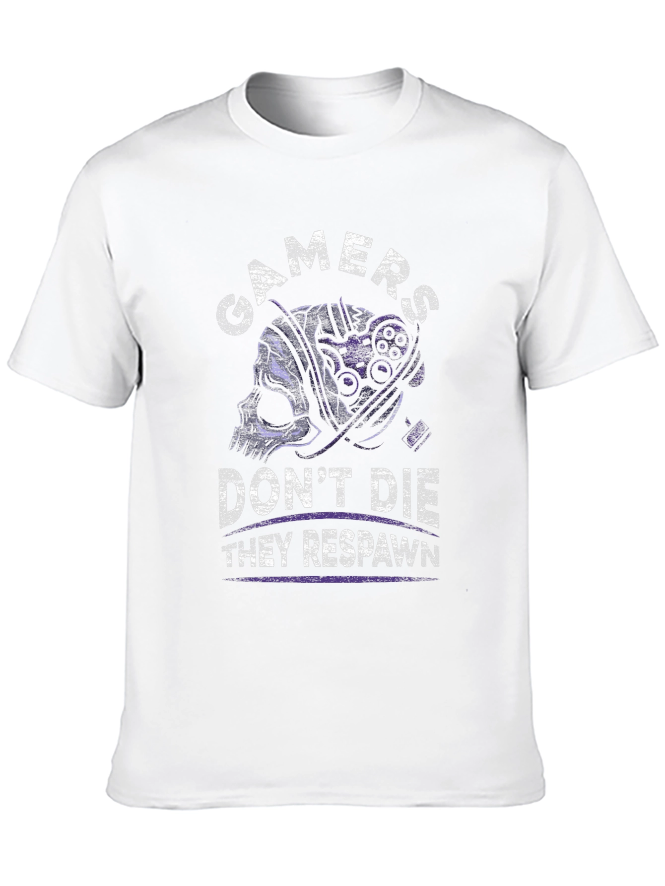 Gamers Dont Die T-Shirt - They Respawn