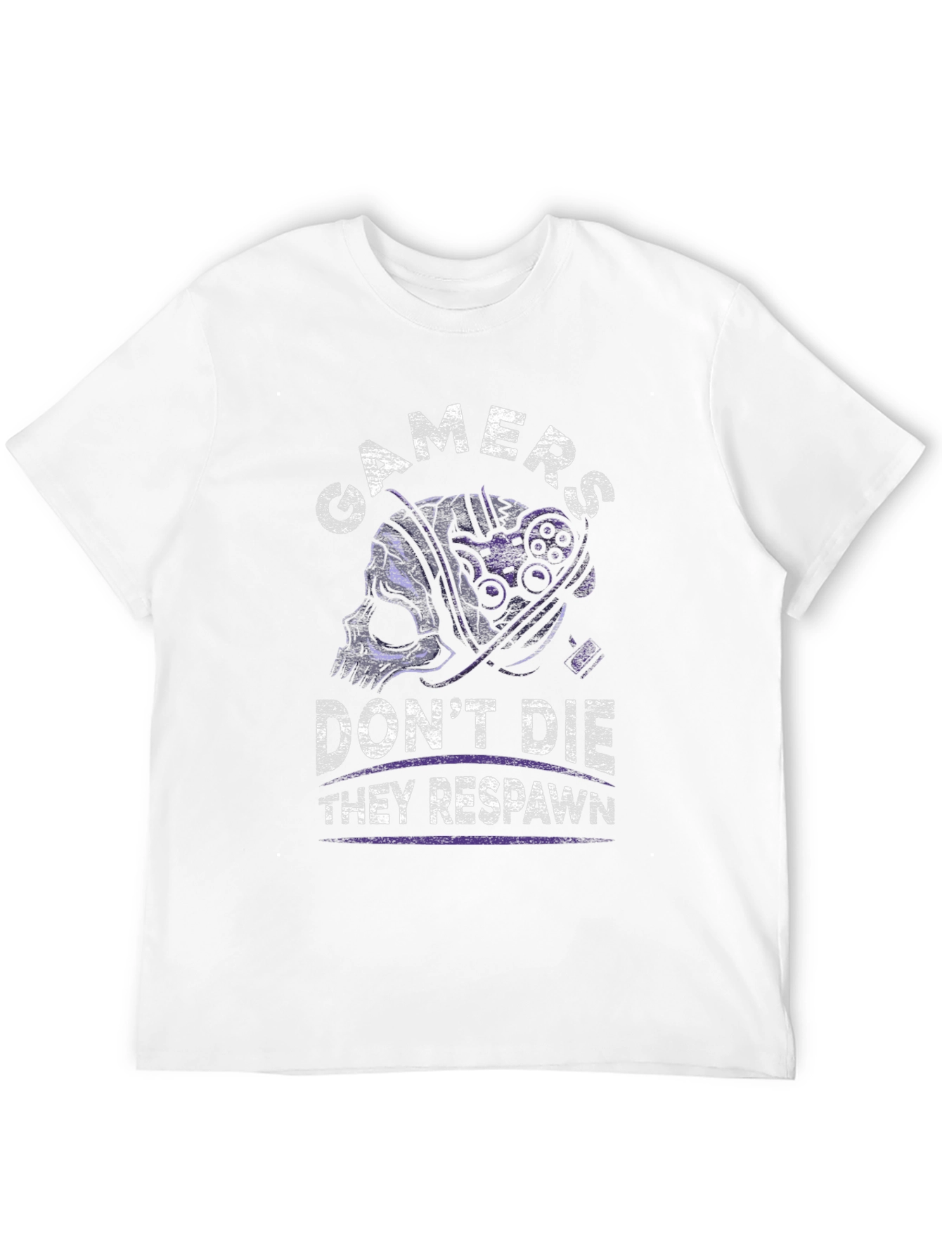 Gamers Dont Die T-Shirt - They Respawn