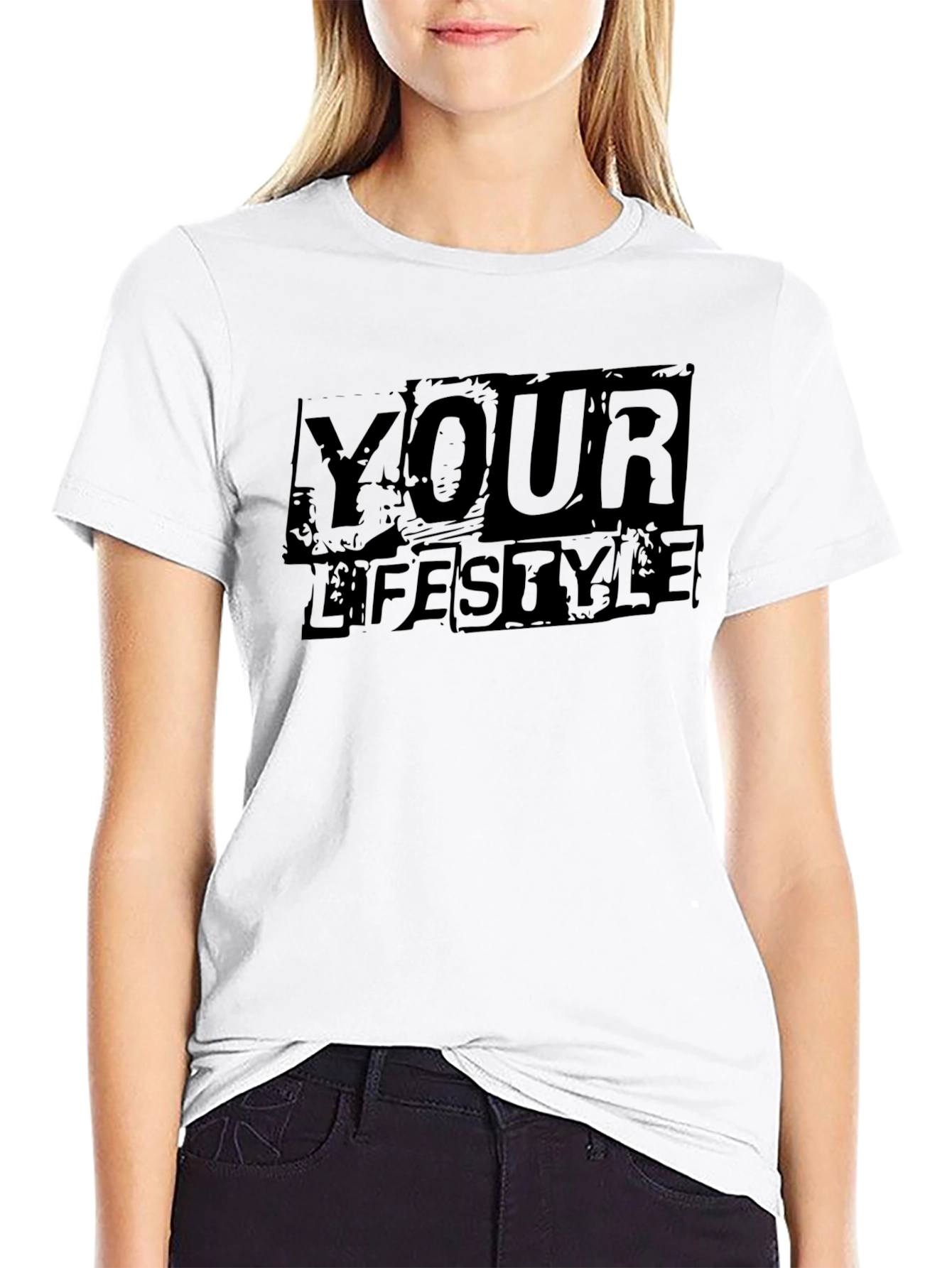 Your Lifestyle Graphic Print T-Shirt