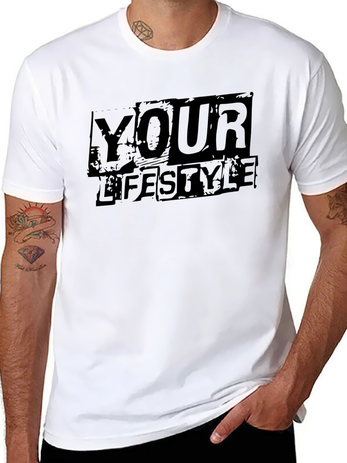 Your Lifestyle Graphic Print T-Shirt
