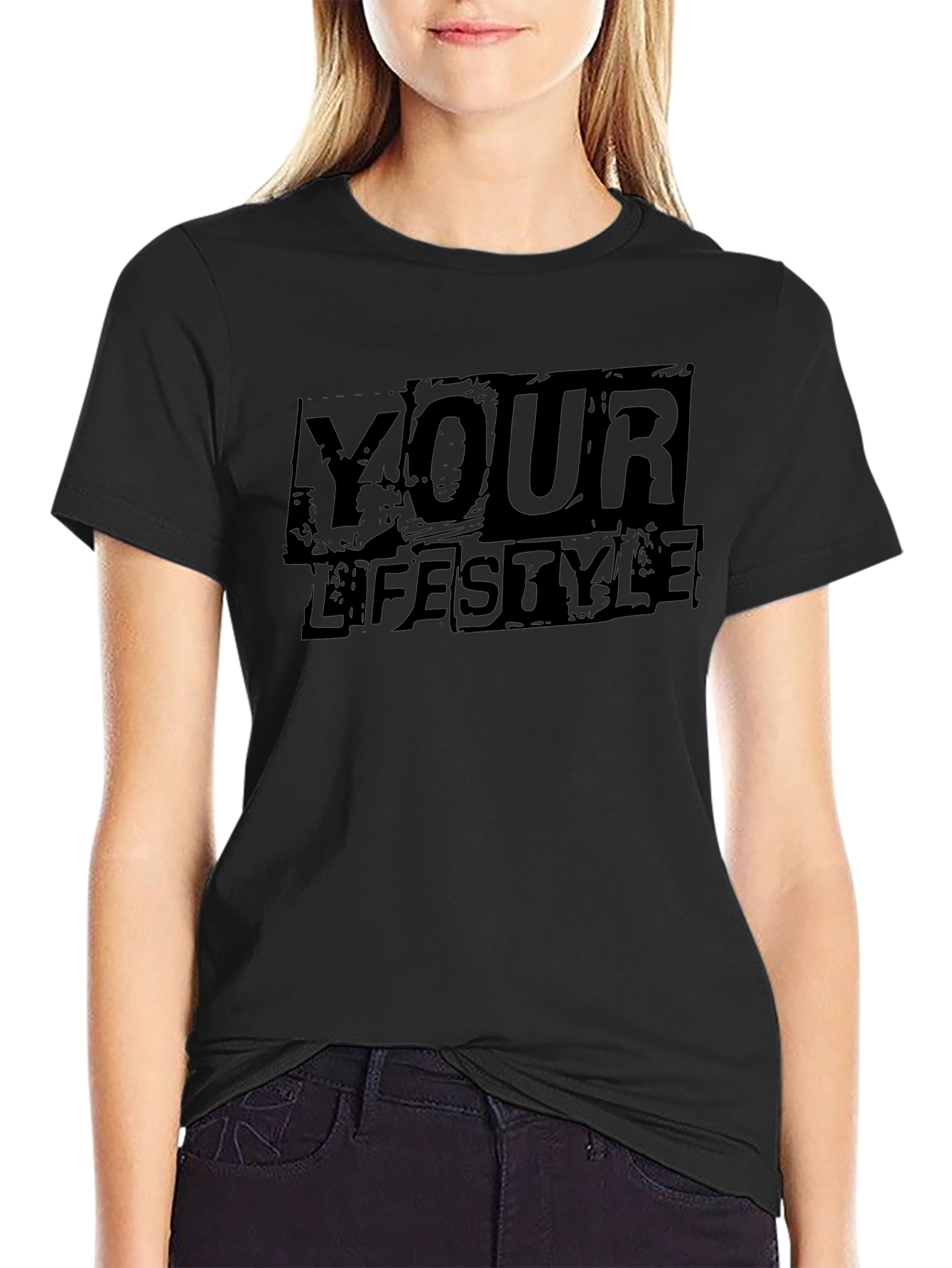 Your Lifestyle Graphic Print T-Shirt