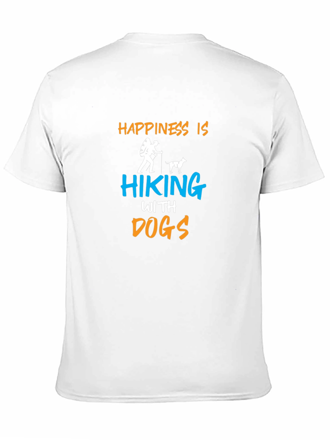 Happiness is Hiking with Dogs T-Shirt